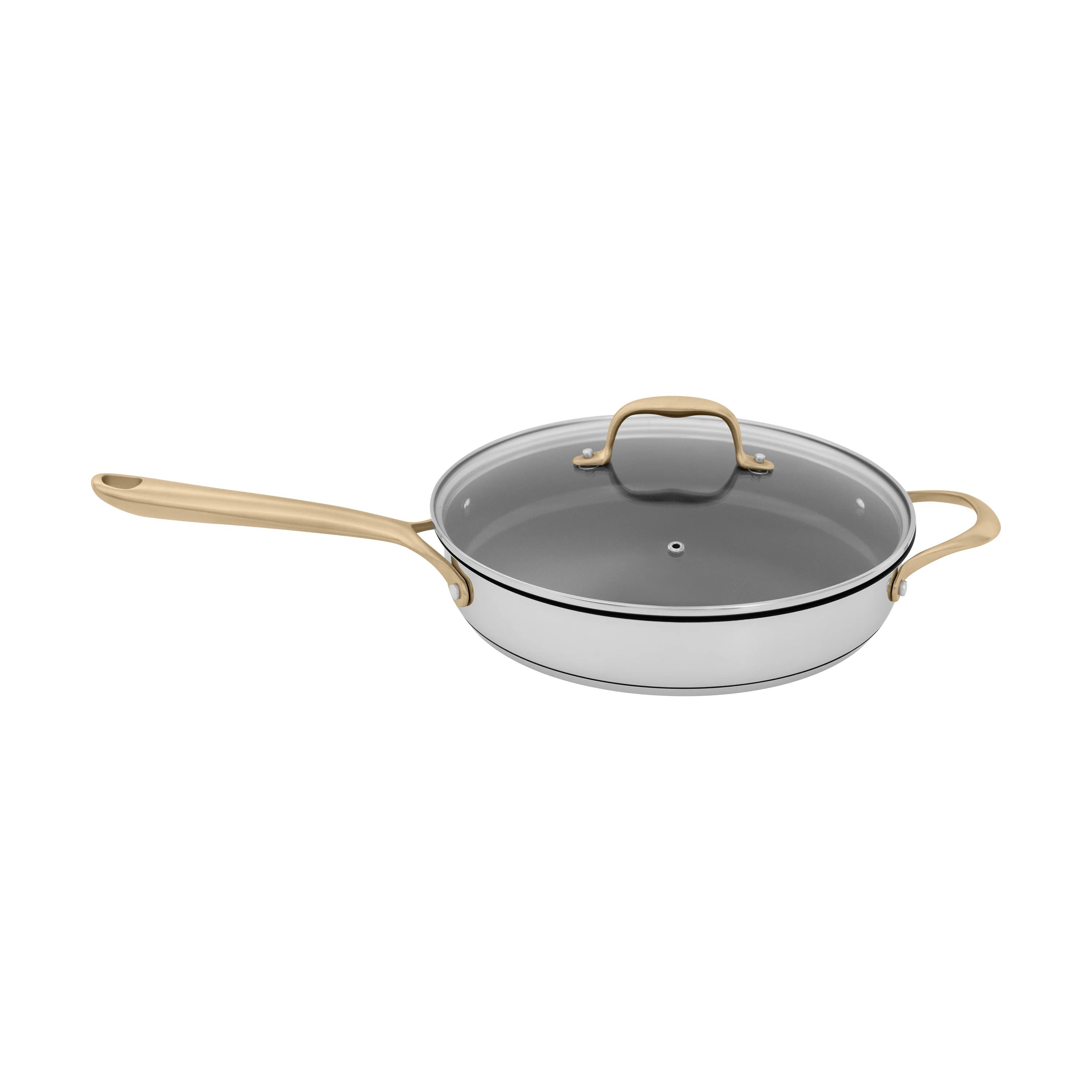 ZLINE 10-Piece Non-Toxic Stainless Steel with 3-Piece Nonstick Ceramic Cookware Set (CWSETL-NS-10) - Image 5