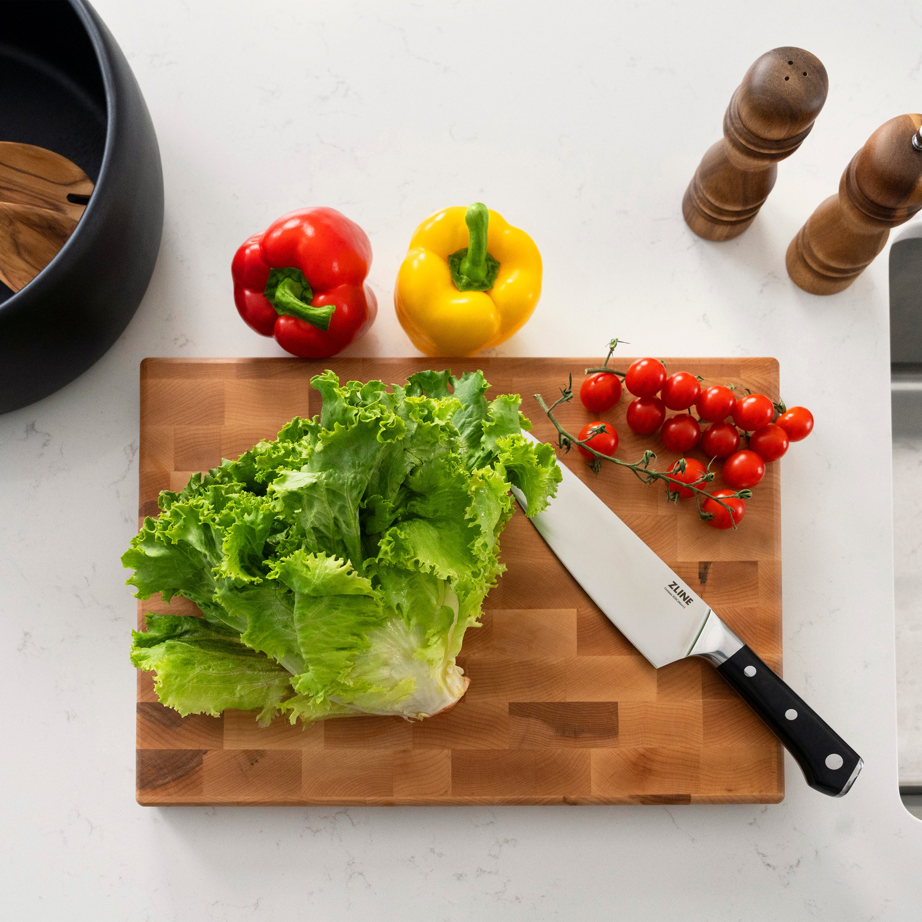 ZLINE 15-Piece Professional German Steel Kitchen Knife Block Set (KSETT-GS-15) - Image 26