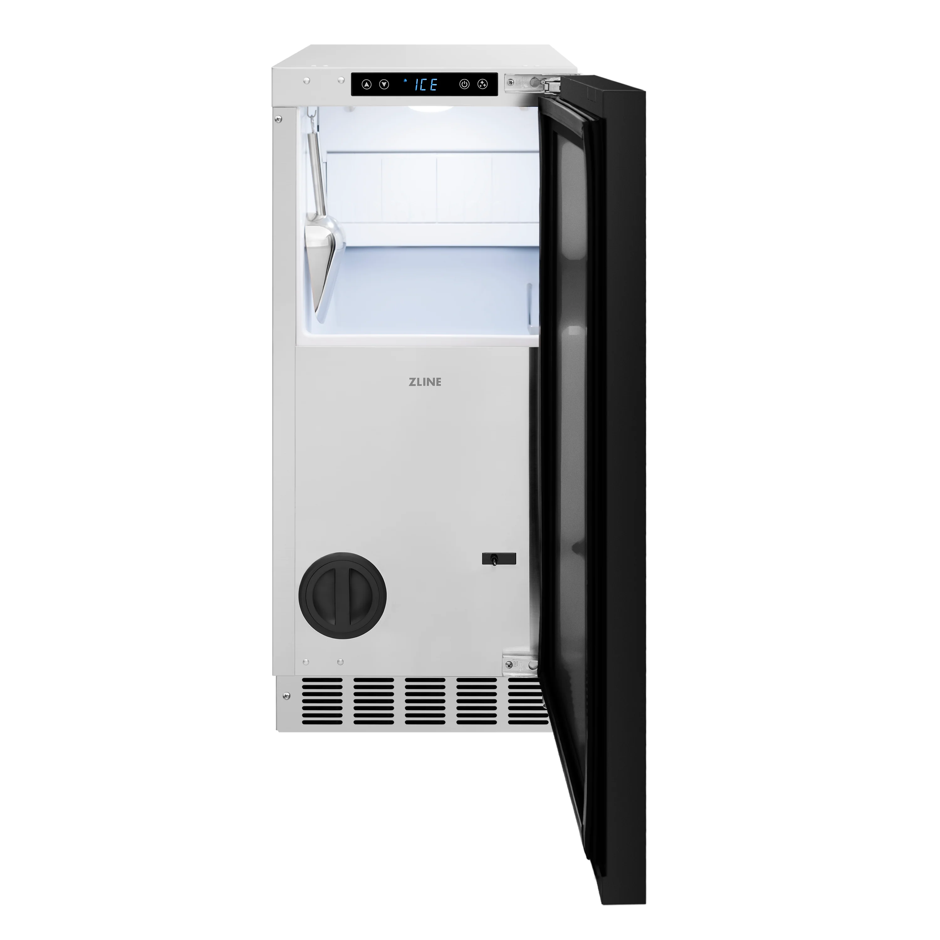 ZLINE 15 in. Touchstone Gourmet Ice Maker with Drain Pump and Panel Ready Door (IGMDP-15) - Image 10