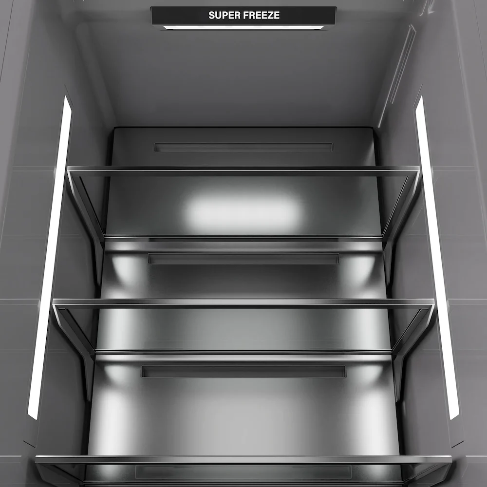 ZLINE 18 in. 8.6 cu. ft. Panel Ready Right Hinge Column Freezer with Graphite Gray Interior, Open Box-Great Condition - Image 13