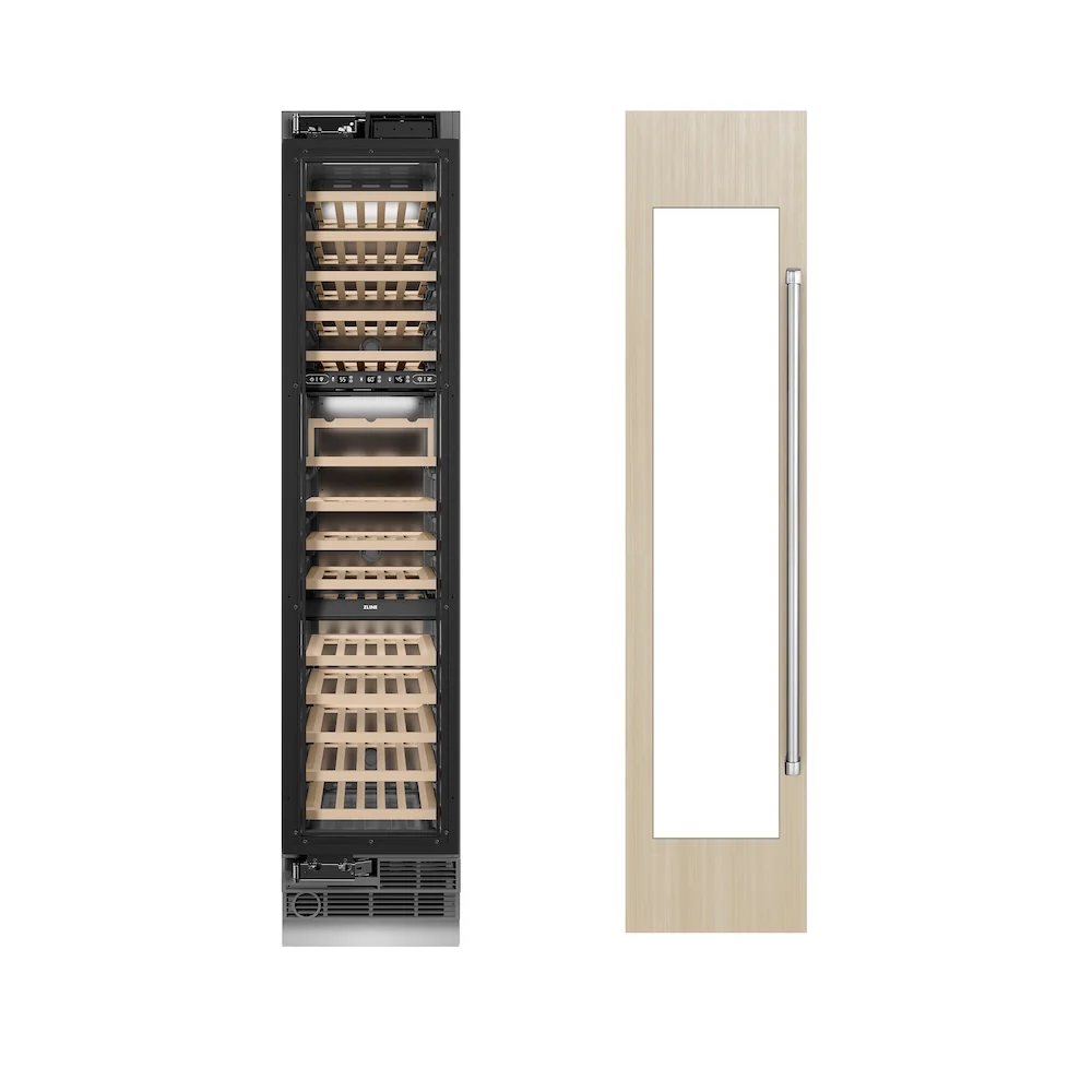 ZLINE 18 in. 9.0 cu. ft. Triple Zone 68 Bottle Panel Ready Left Hinge Column Wine Cooler, Open Box-Great Condition - Image 4