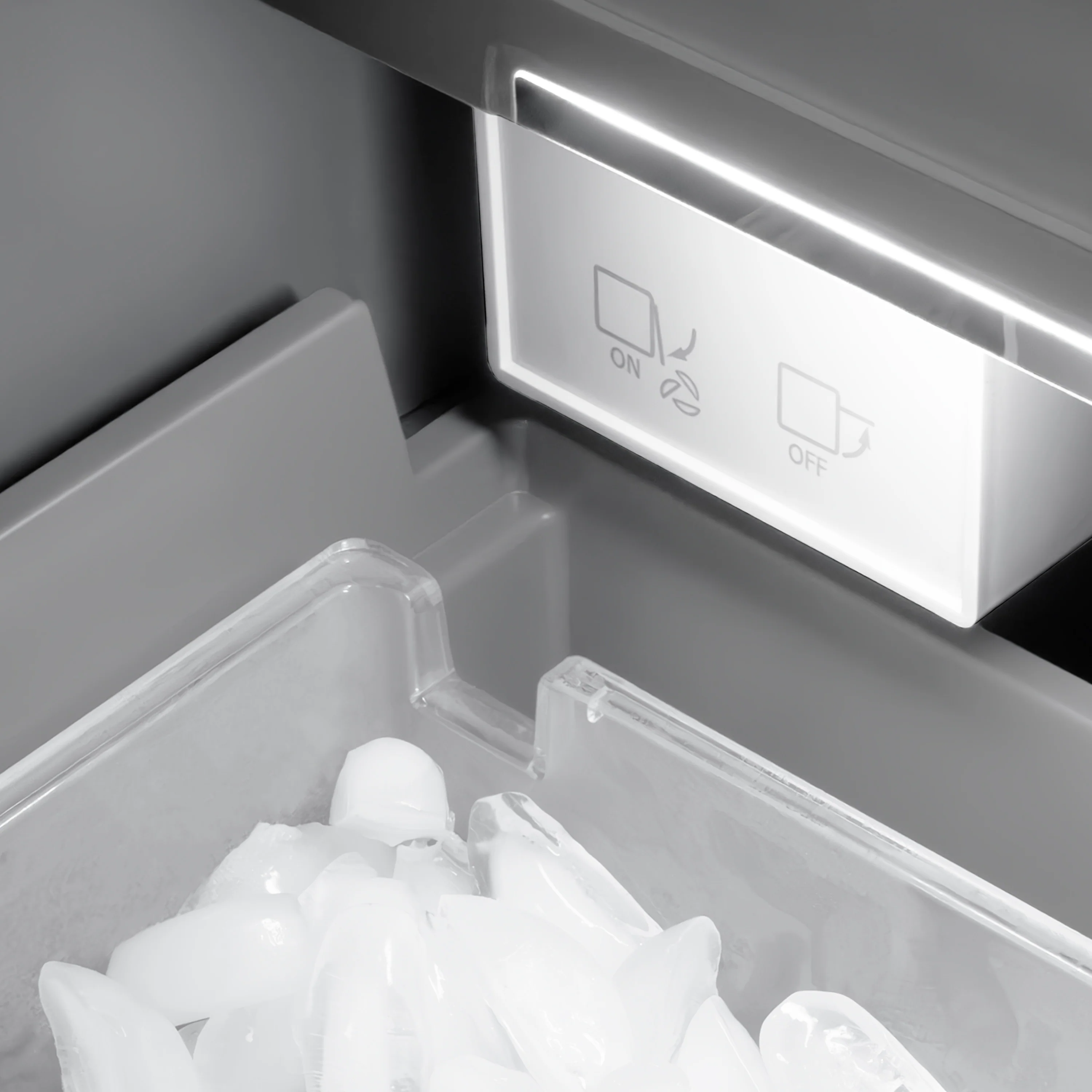 ZLINE 18 in. 8.6 cu. ft. Left Hinge Column Freezer in Satin Stainless Steel with Graphite Gray Interior (RCFVL-SN-18) - Image 12