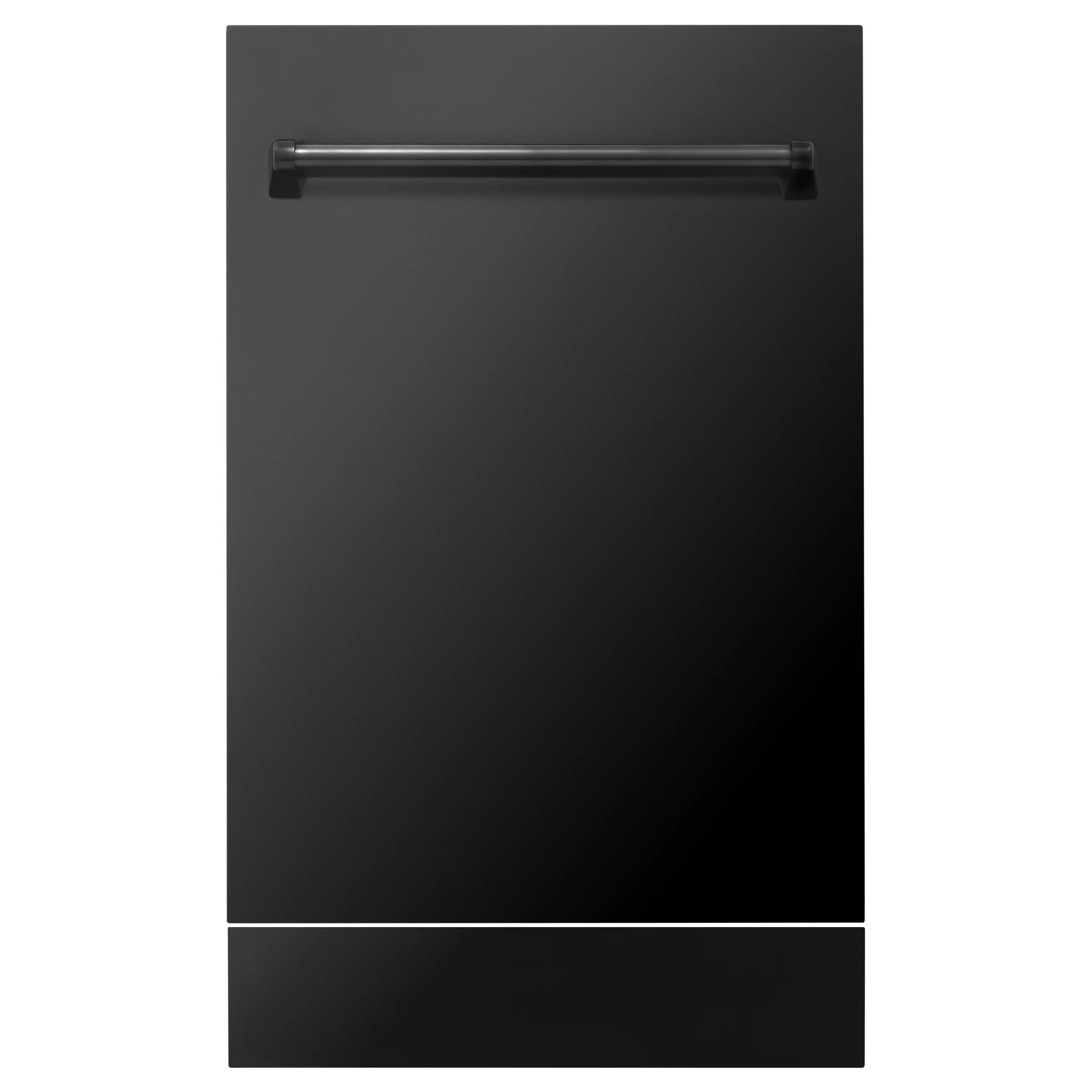 ZLINE 18" Tallac Dishwasher Panel in Black Stainless Steel with Traditional Handle (DPV-BS-18) - Image 4