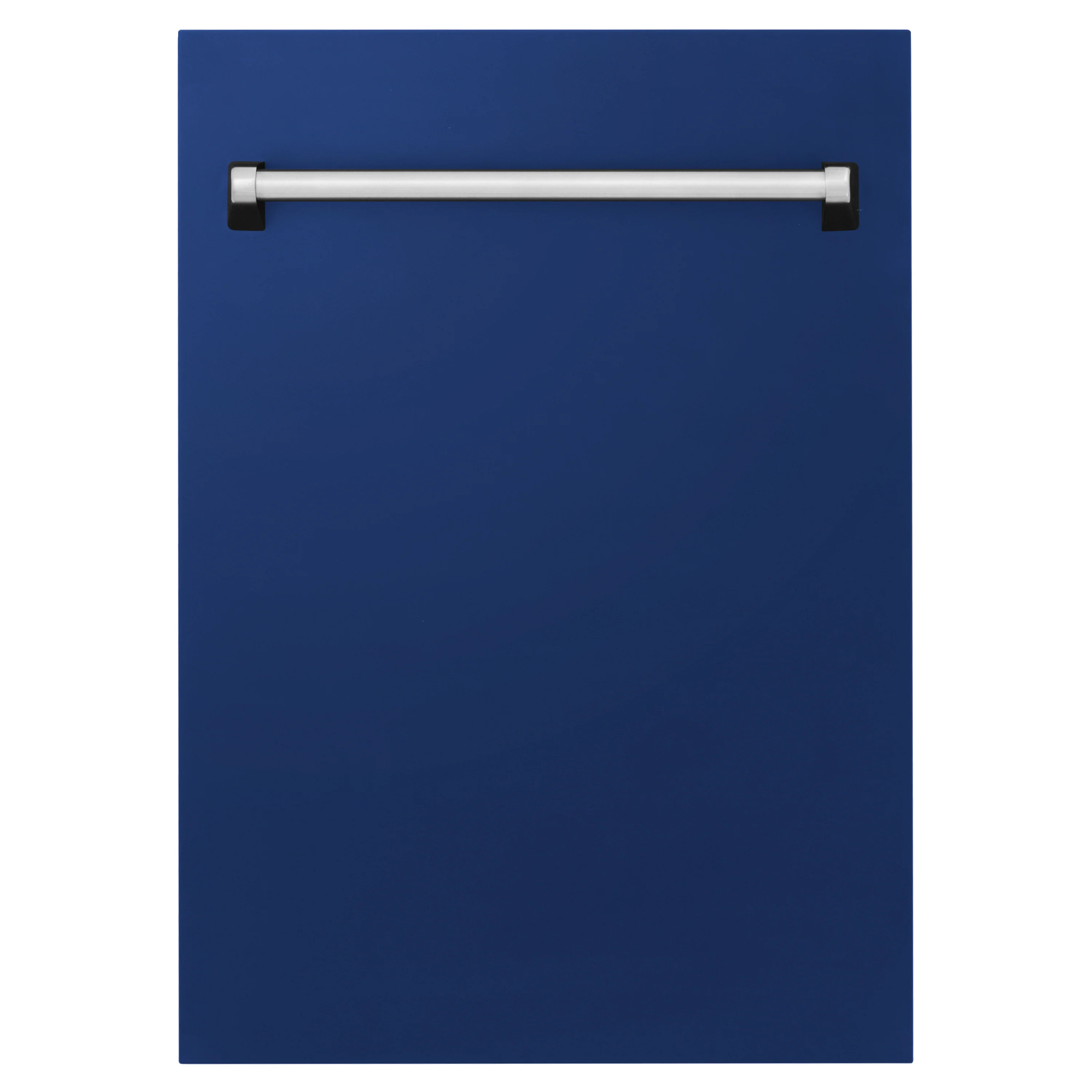 ZLINE 18" Tallac Dishwasher Panel in Blue Gloss with Traditional Handle (DPV-BG-18) - Image 4
