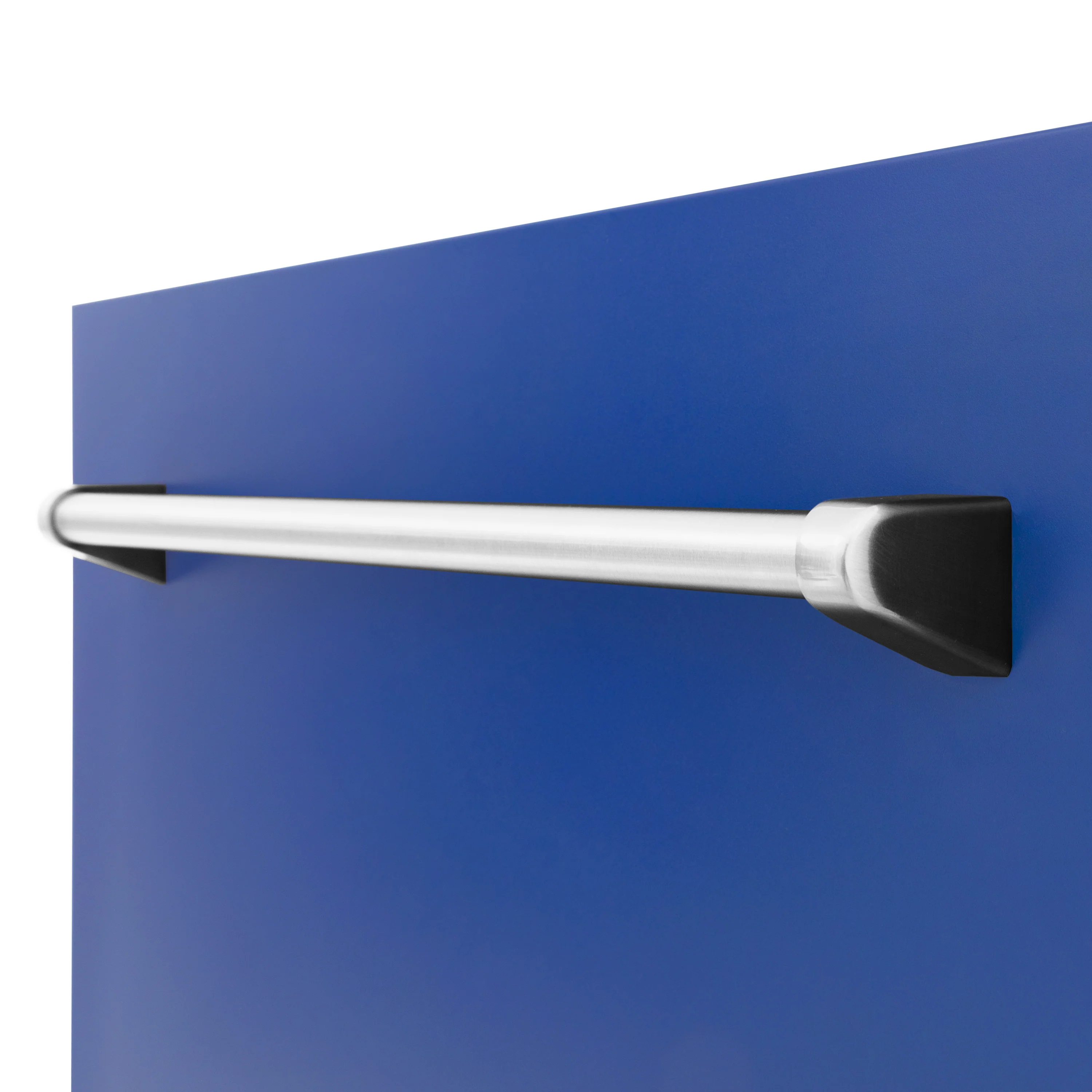 ZLINE 18" Tallac Dishwasher Panel in Blue Matte with Traditional Handle (DPV-BM-18) - Image 5