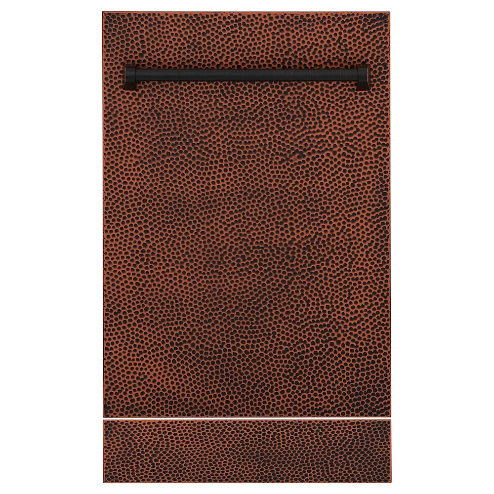 ZLINE 18" Tallac Dishwasher Panel in Hand-Hammered with Traditional Handle (DPV-HH-18) - Image 4
