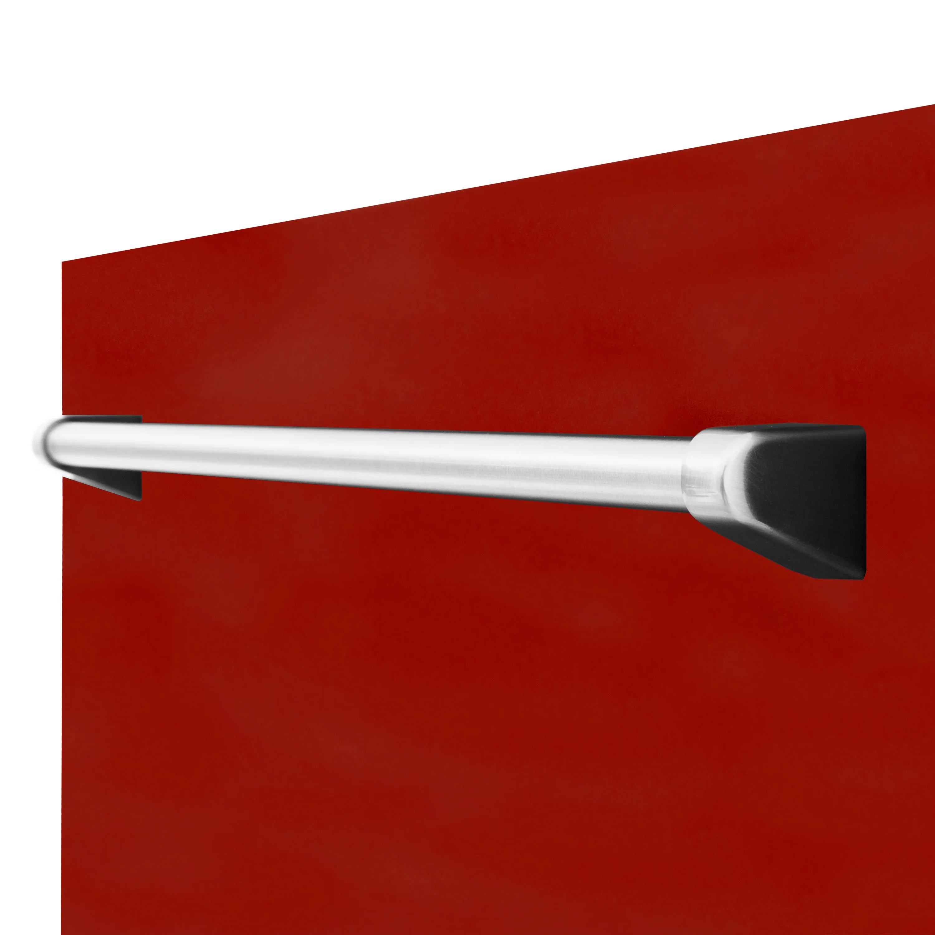 ZLINE 18" Tallac Dishwasher Panel in Red Gloss with Traditional Handle (DPV-RG-18) - Image 5