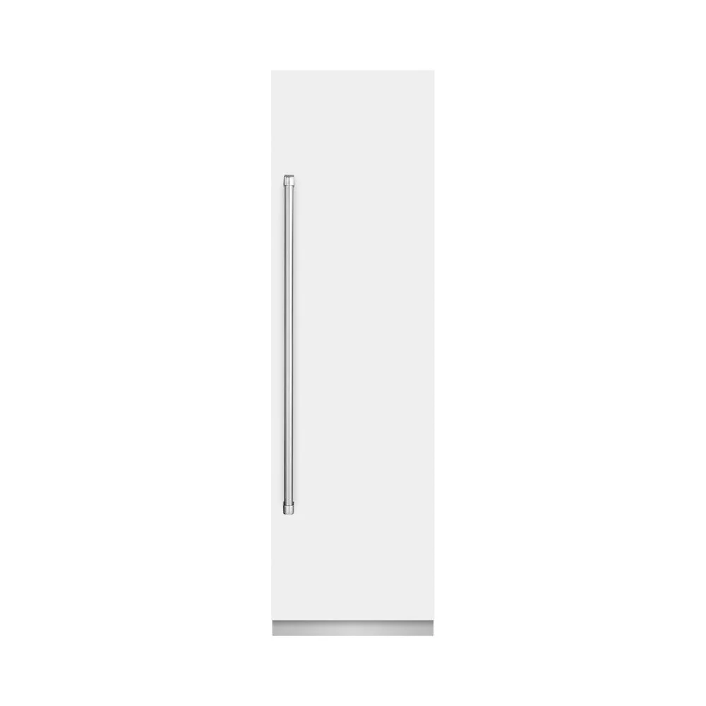ZLINE 24 in. 12.5 cu. ft. Column Refrigerator in White Matte with Graphite Gray Interior (RCRV-WM-24) - Image 2