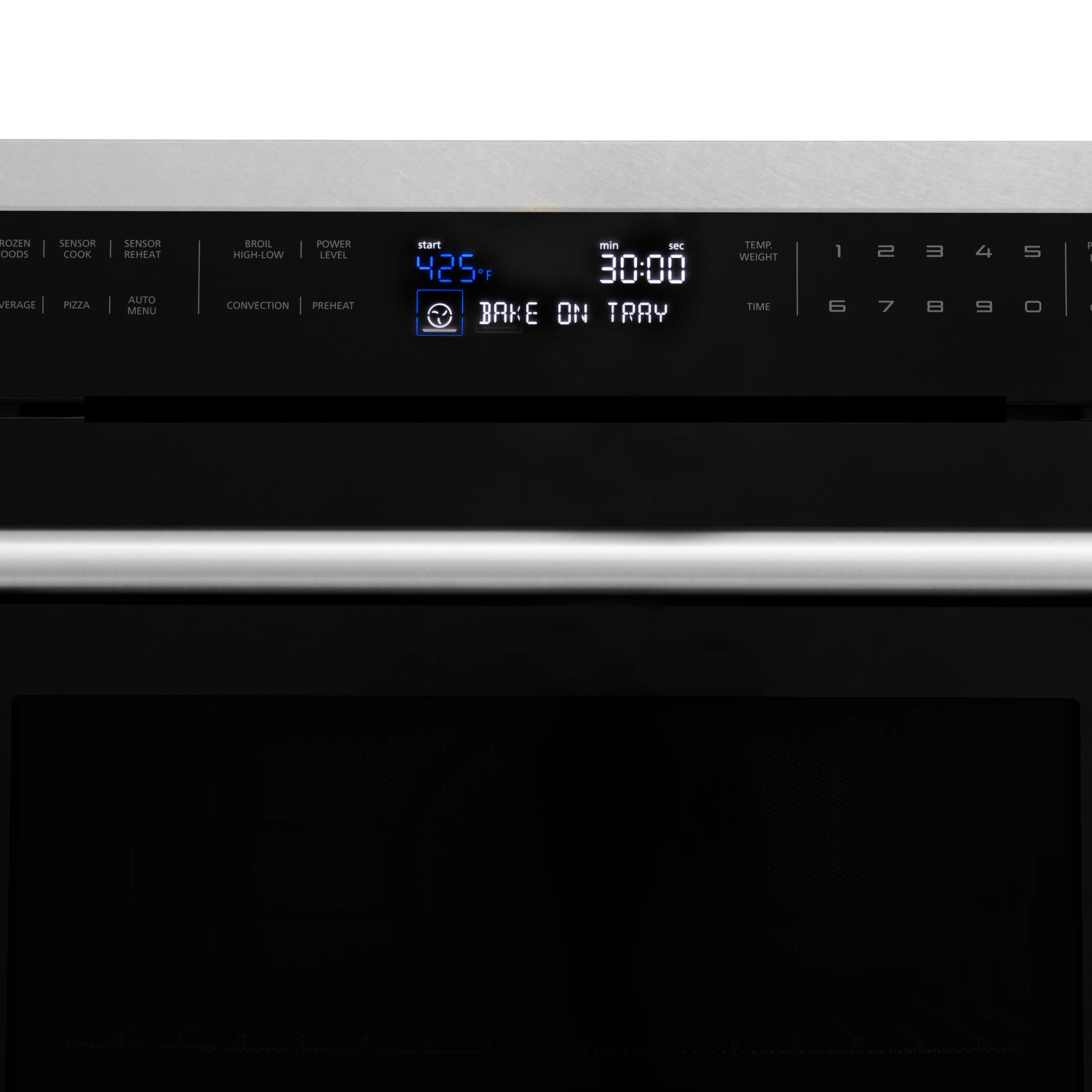 ZLINE 24 in. 1.6 cu ft. Built-in Convection Microwave Oven in Satin Stainless Steel with Speed and Sensor Cooking (MWO-24-SS) - Image 6