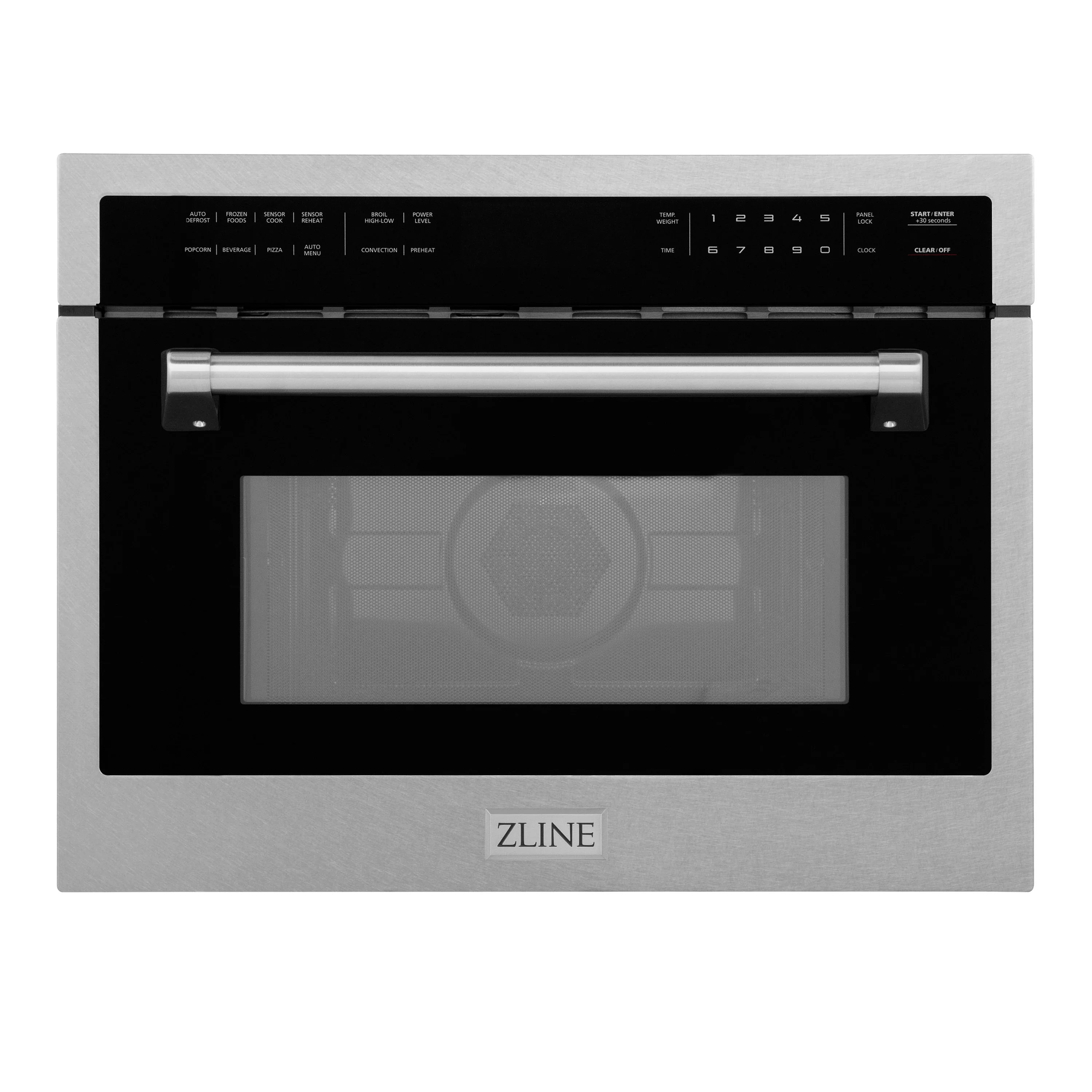 ZLINE 24 in. 1.6 cu ft. Built-in Convection Microwave Oven in Satin Stainless Steel with Speed and Sensor Cooking (MWO-24-SS) - Image 7