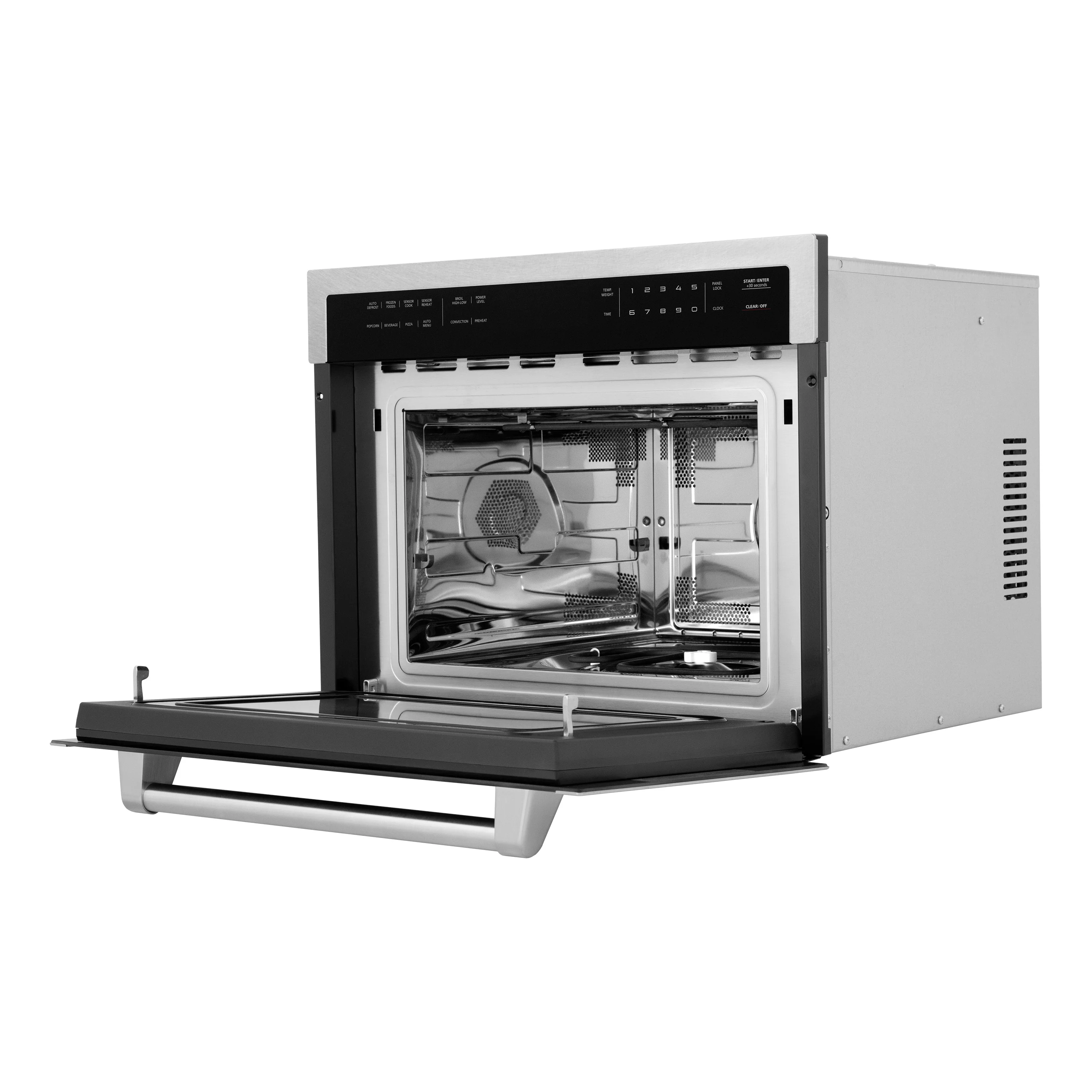 ZLINE 24 in. 1.6 cu ft. Built-in Convection Microwave Oven in Satin Stainless Steel with Speed and Sensor Cooking (MWO-24-SS) - Image 9