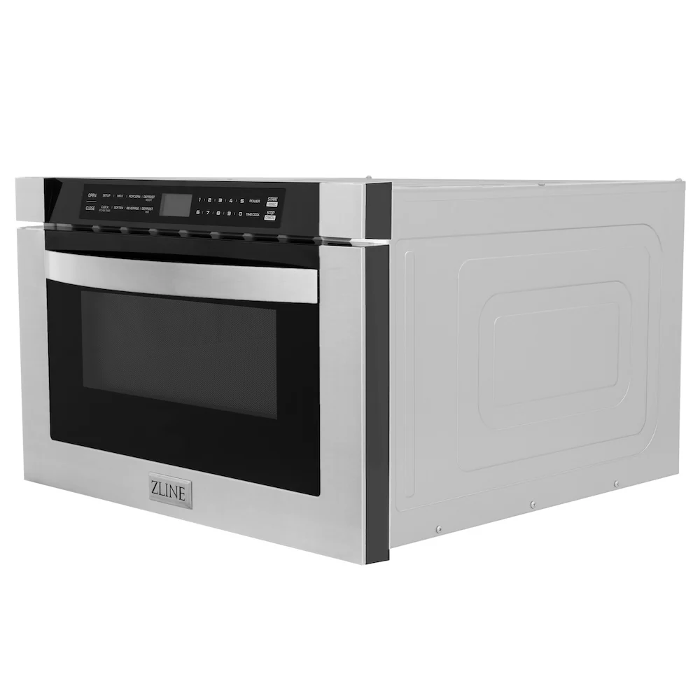ZLINE 24 in. 1.2 cu. ft. Built-in Microwave Drawer in Stainless Steel, Open Box-Great Condition - Image 3