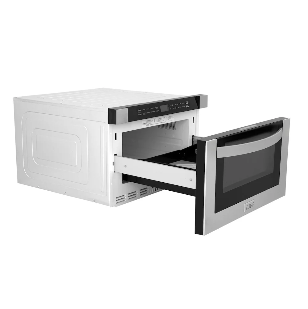 ZLINE 24 in. 1.2 cu. ft. Built-in Microwave Drawer in Stainless Steel, Open Box-Great Condition - Image 4