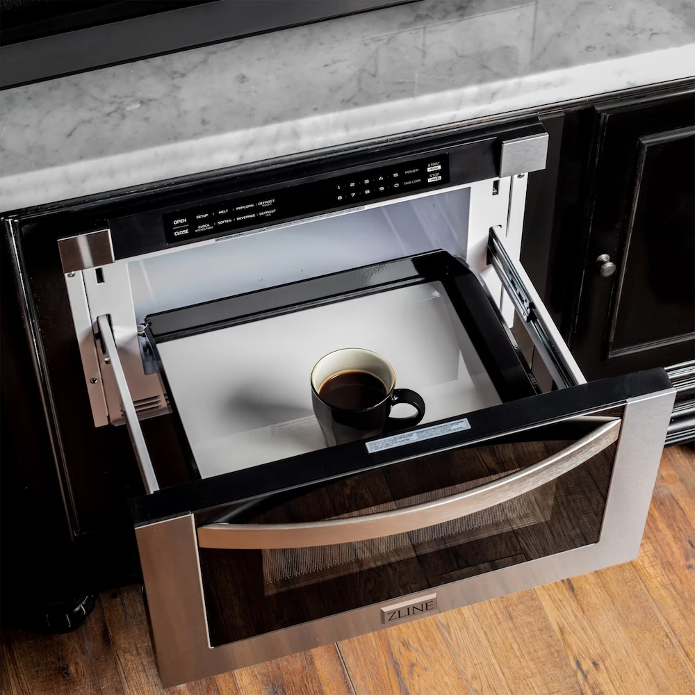 ZLINE 24 in. 1.2 cu. ft. Built-in Microwave Drawer in Stainless Steel, Open Box-Great Condition - Image 8
