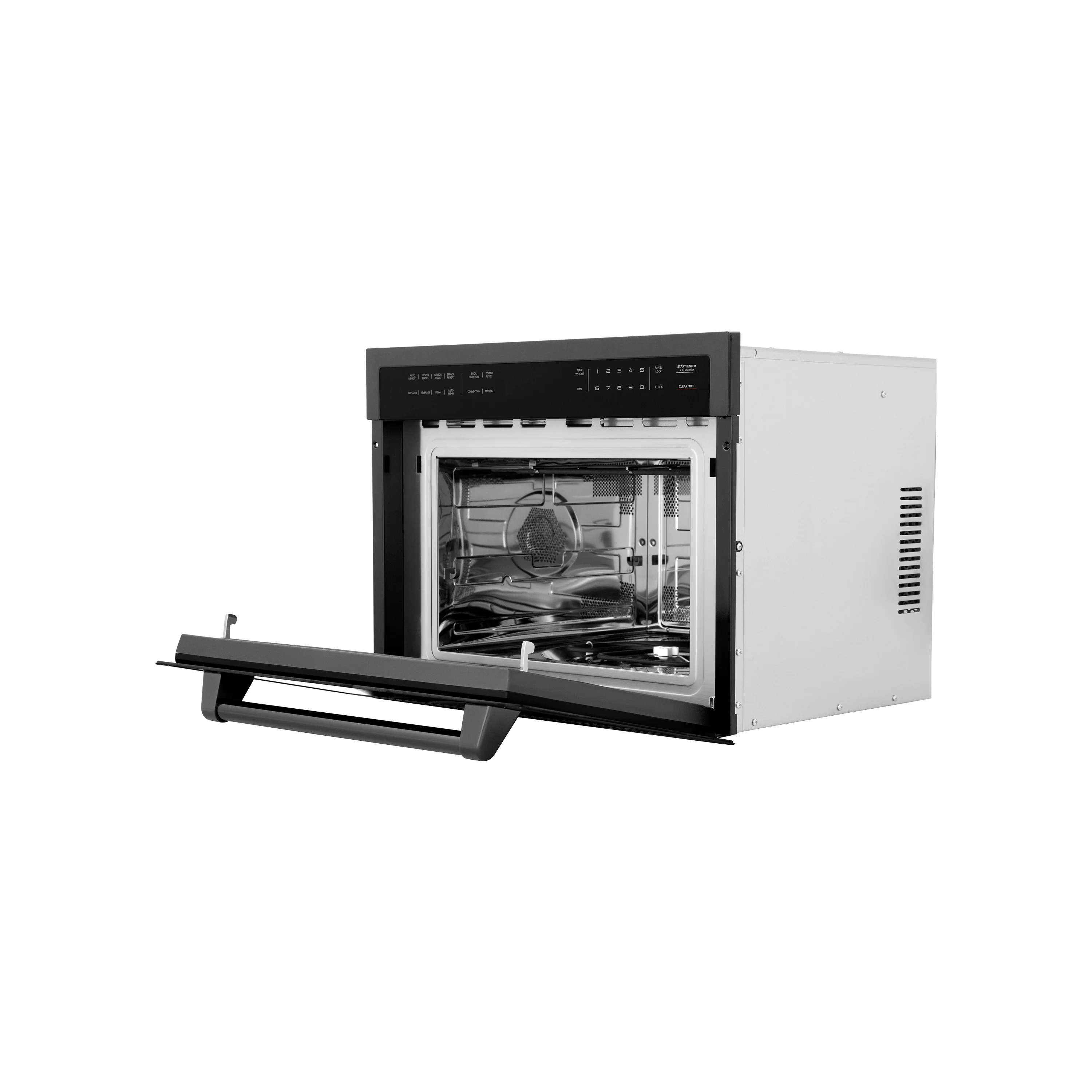 ZLINE 24 in. 1.6 cu ft. Built-in Convection Microwave Oven in Black Stainless Steel with Speed and Sensor Cooking, Open Box-Good Condition - Image 5
