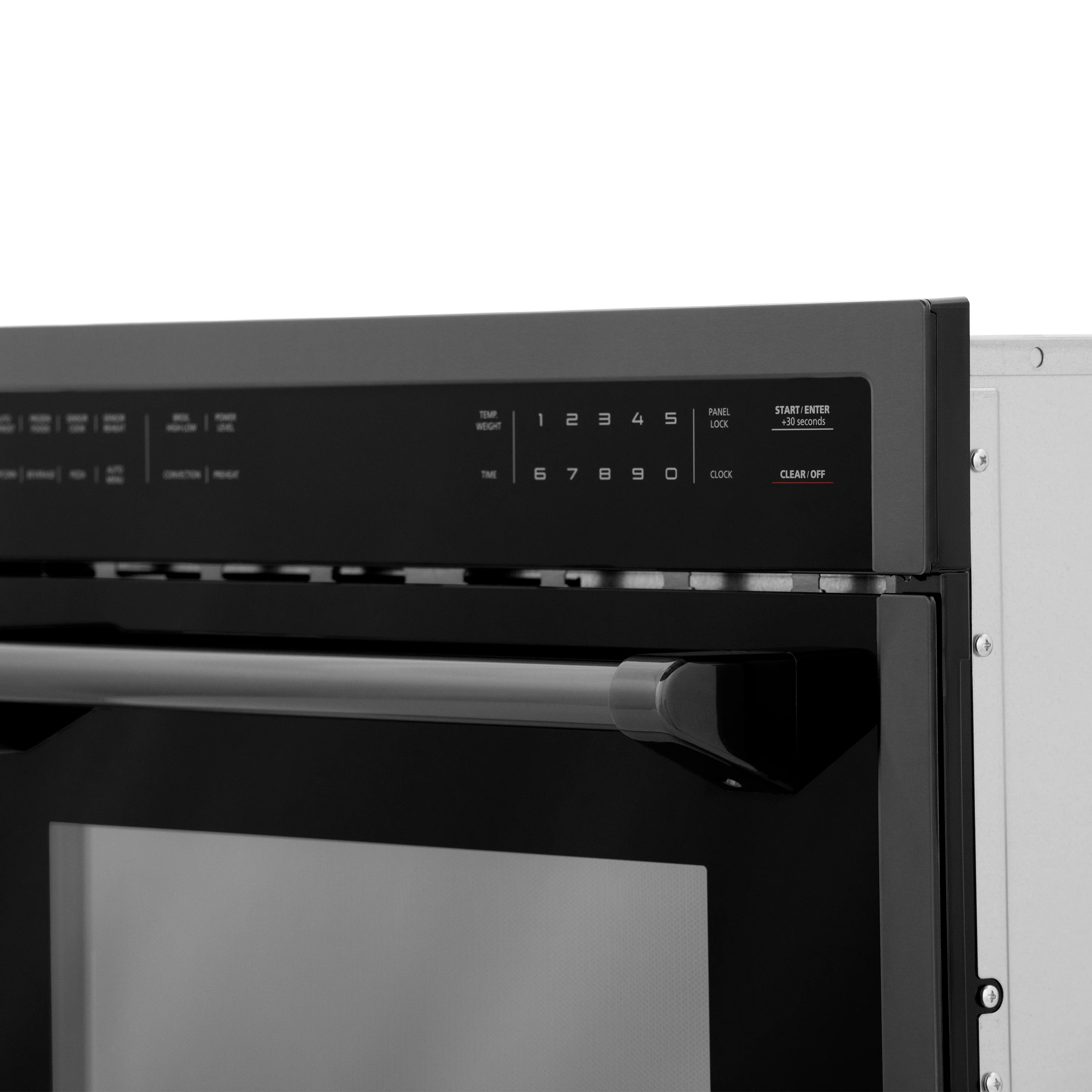 ZLINE 24 in. 1.6 cu ft. Built-in Convection Microwave Oven in Black Stainless Steel with Speed and Sensor Cooking, Open Box-Good Condition - Image 8