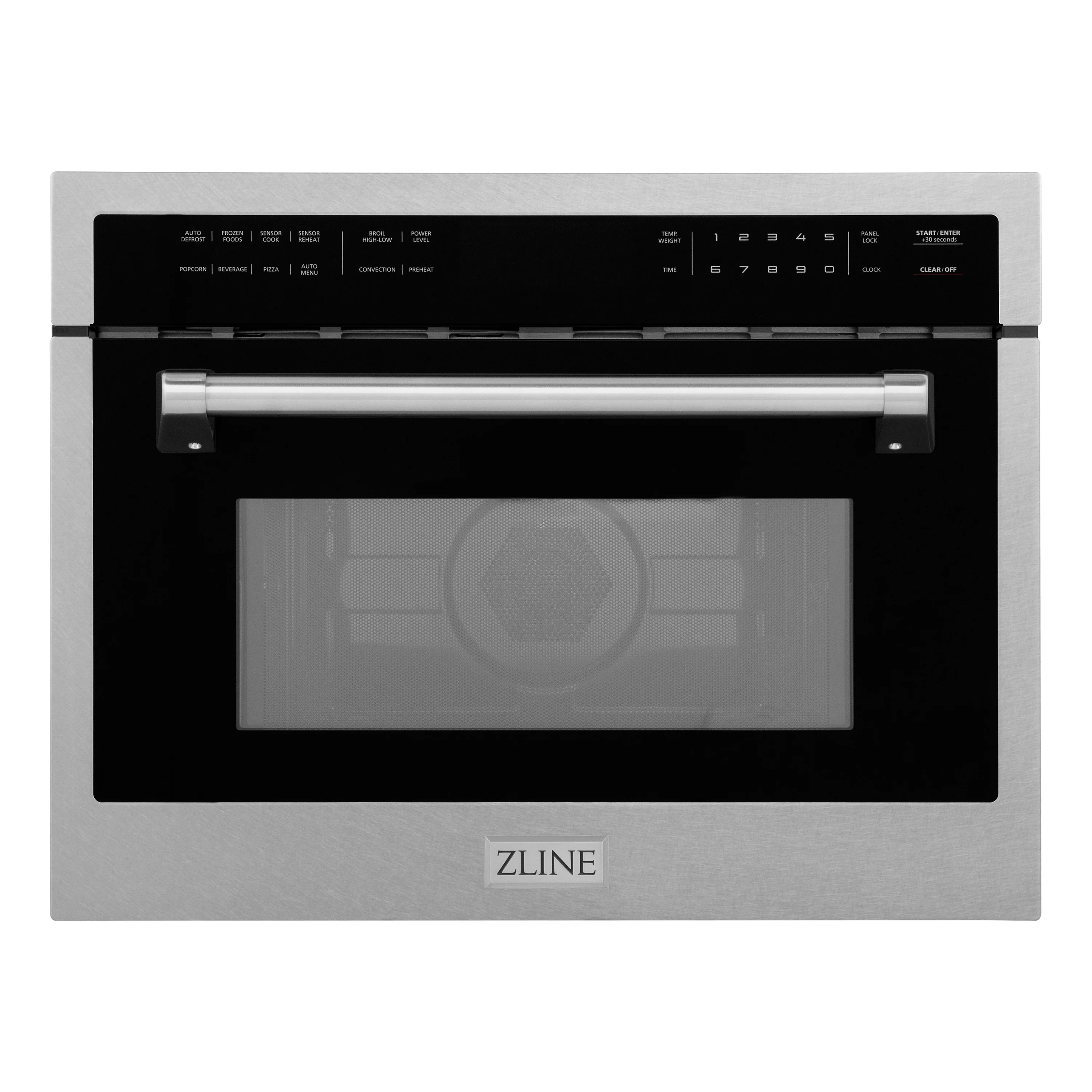 ZLINE 24 in. 1.6 cu ft. Built-in Convection Microwave Oven in Satin Stainless Steel with Speed and Sensor Cooking, Open Box-Great Condition - Image 3