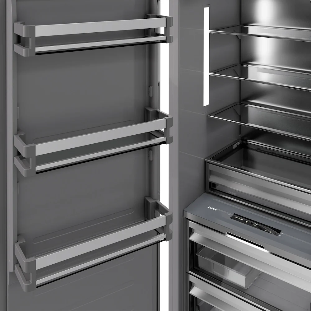 ZLINE 24 in. 12.4 cu. ft. Panel Ready Column Freezer with Graphite Gray Interior, Open Box-Great Condition - Image 20