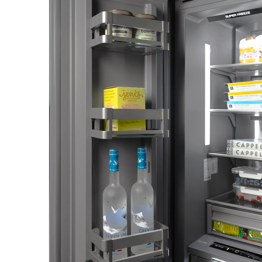 ZLINE 24 in. 12.4 cu. ft. Panel Ready Column Freezer with Graphite Gray Interior, Open Box-Great Condition - Image 21