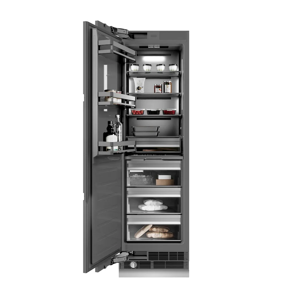 ZLINE 24 in. 12.4 cu. ft. Panel Ready Column Freezer with Graphite Gray Interior, Open Box-Great Condition - Image 8