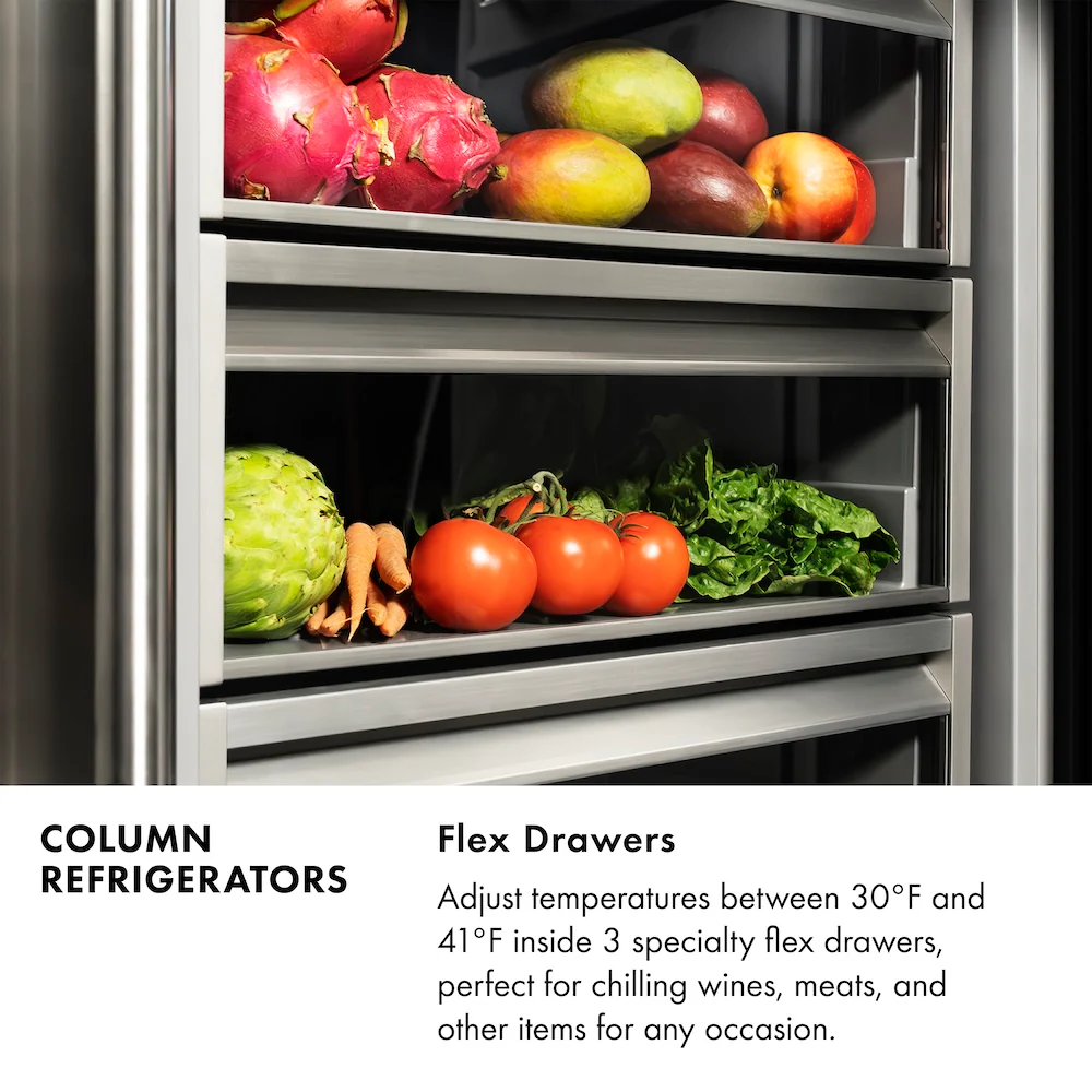 ZLINE 24 in. 12.5 cu. ft. Panel Ready Column Refrigerator with Graphite Gray Interior, Open Box-Great Condition - Image 21