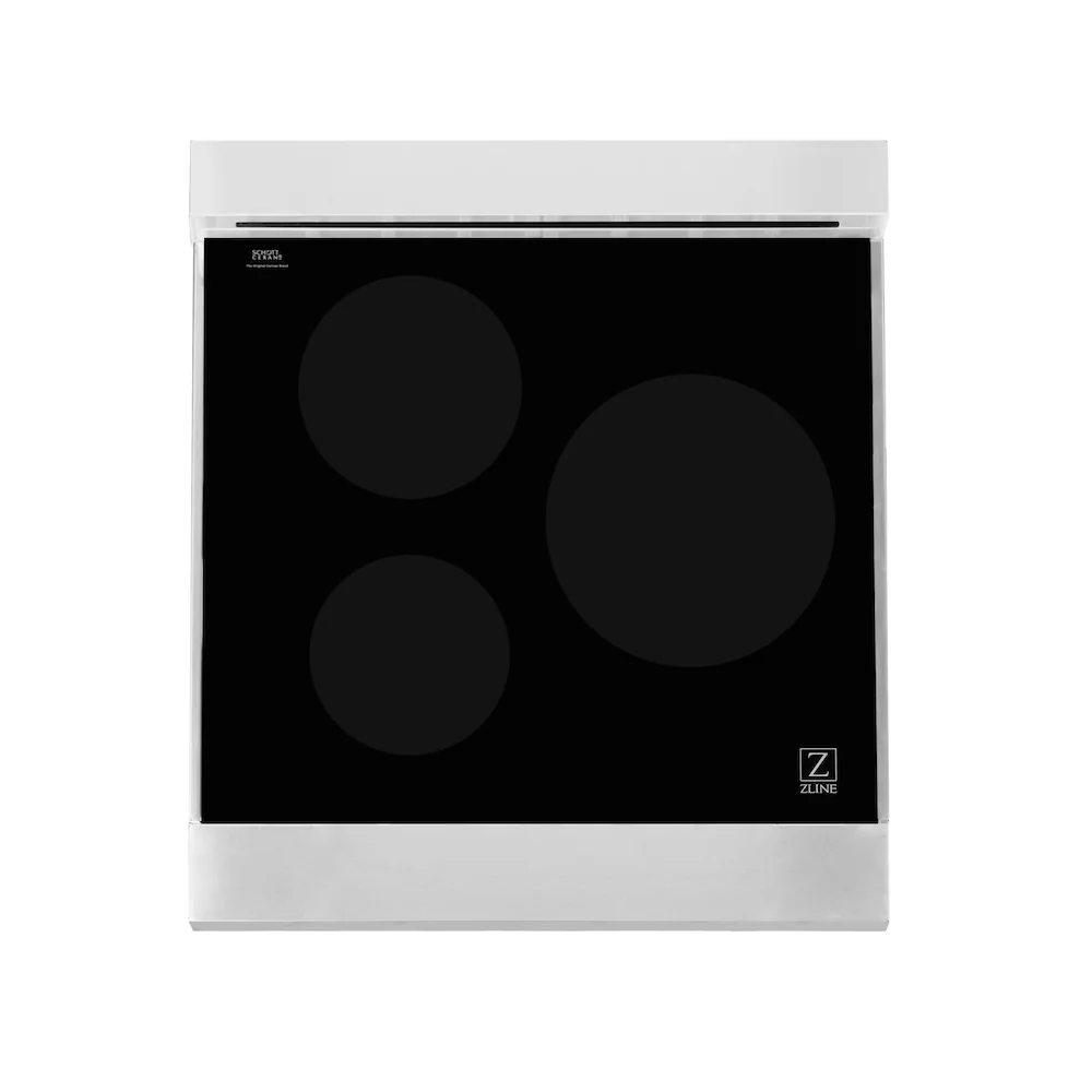 ZLINE 24 in. 2.8 cu. ft. Legacy Induction Range with 4 Element Cooktop and Electric Oven in Stainless Steel and Blue Gloss Door, Open Box-Great Condition - Image 2