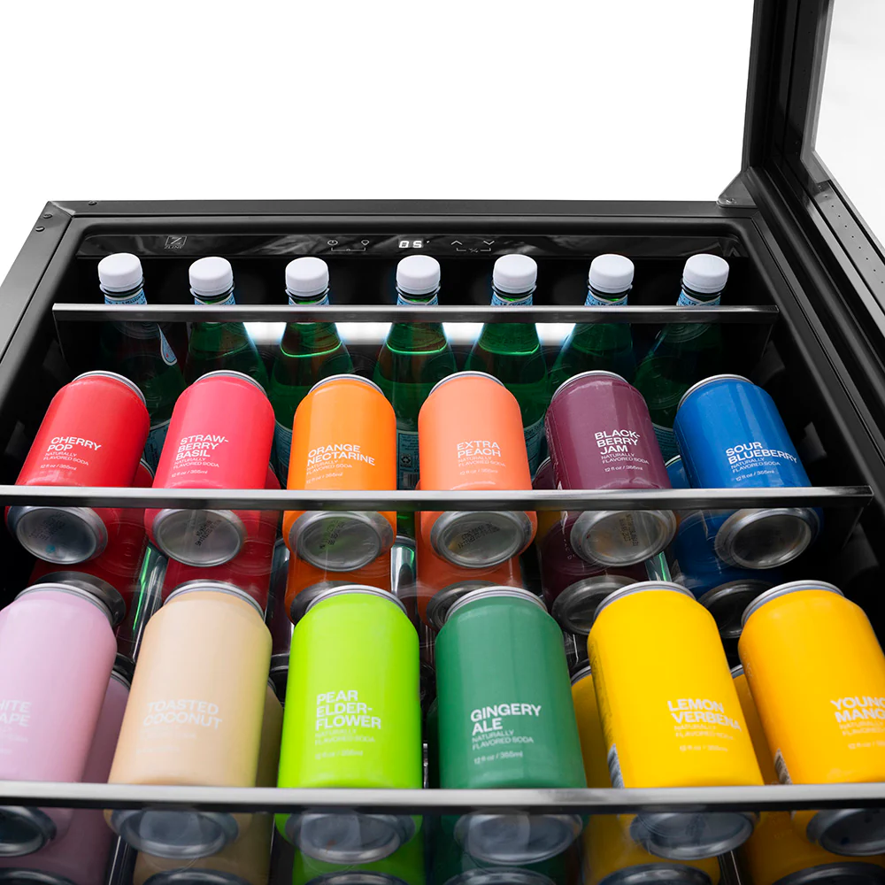 ZLINE 24 in. Monument 154 Can Beverage Fridge in Stainless Steel, Open Box-Great Condition - Image 10