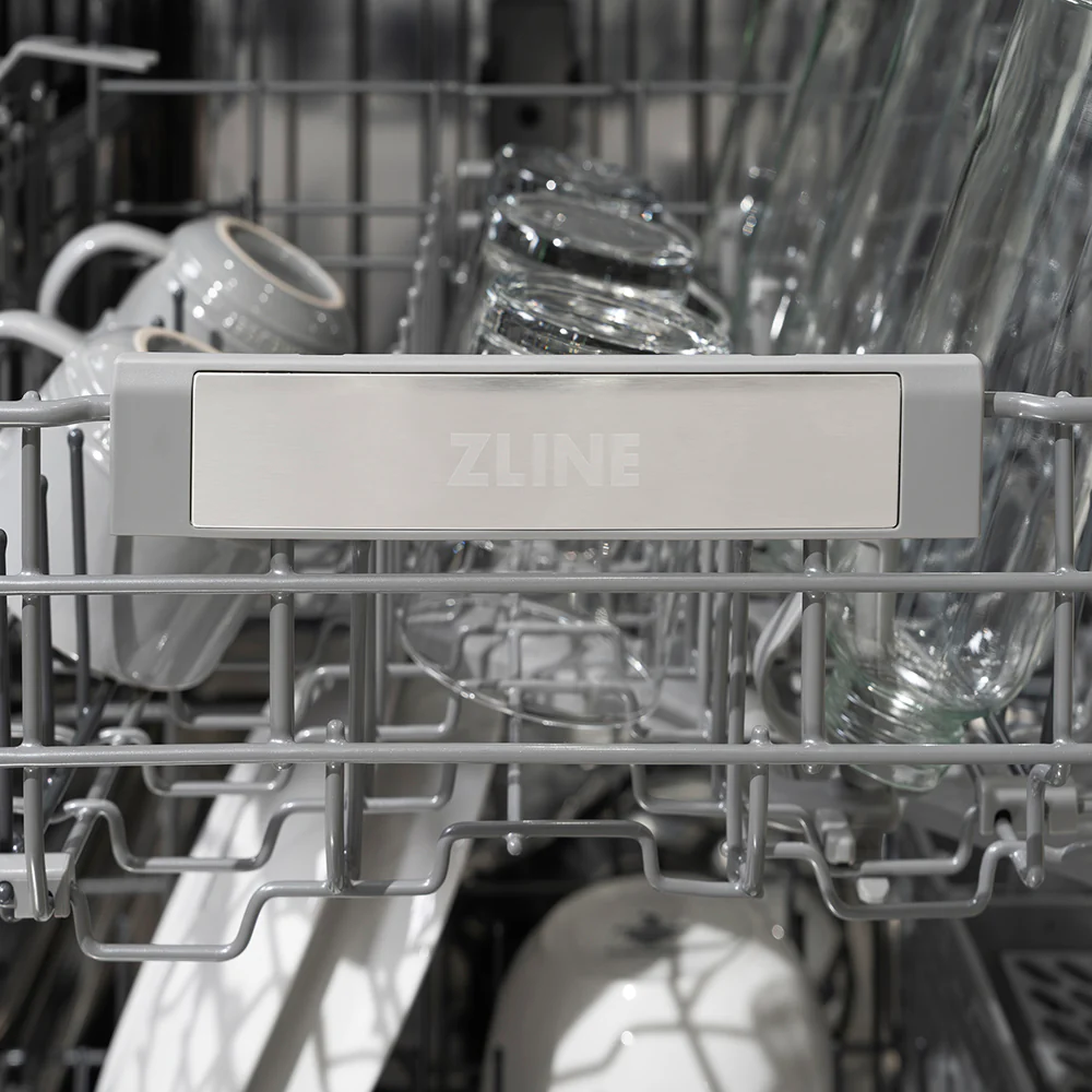 ZLINE 24 in. Monument Series 3rd Rack Dishwasher with Auto Door Open Drying, 44dBa, Oil Rubbed Bronze Panel (DWMT-ORB-24) - Image 14