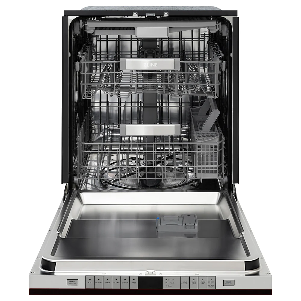 ZLINE 24 in. Monument Series 3rd Rack Dishwasher with Auto Door Open Drying, 44dBa, Oil Rubbed Bronze Panel (DWMT-ORB-24) - Image 2