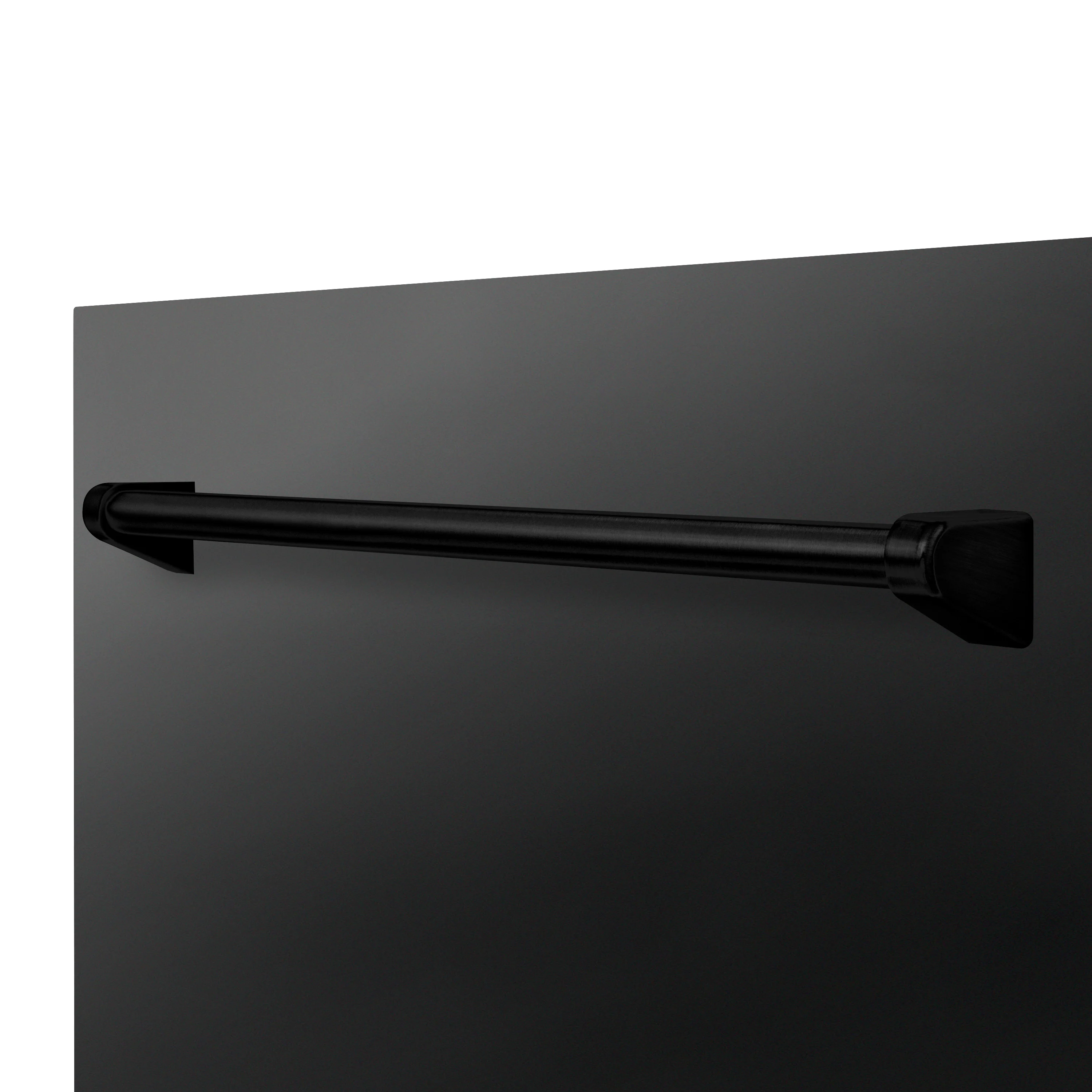 ZLINE 24" Monument Dishwasher Panel in Black Stainless Steel with Traditional Handle (DPMT-BS-24) - Image 4