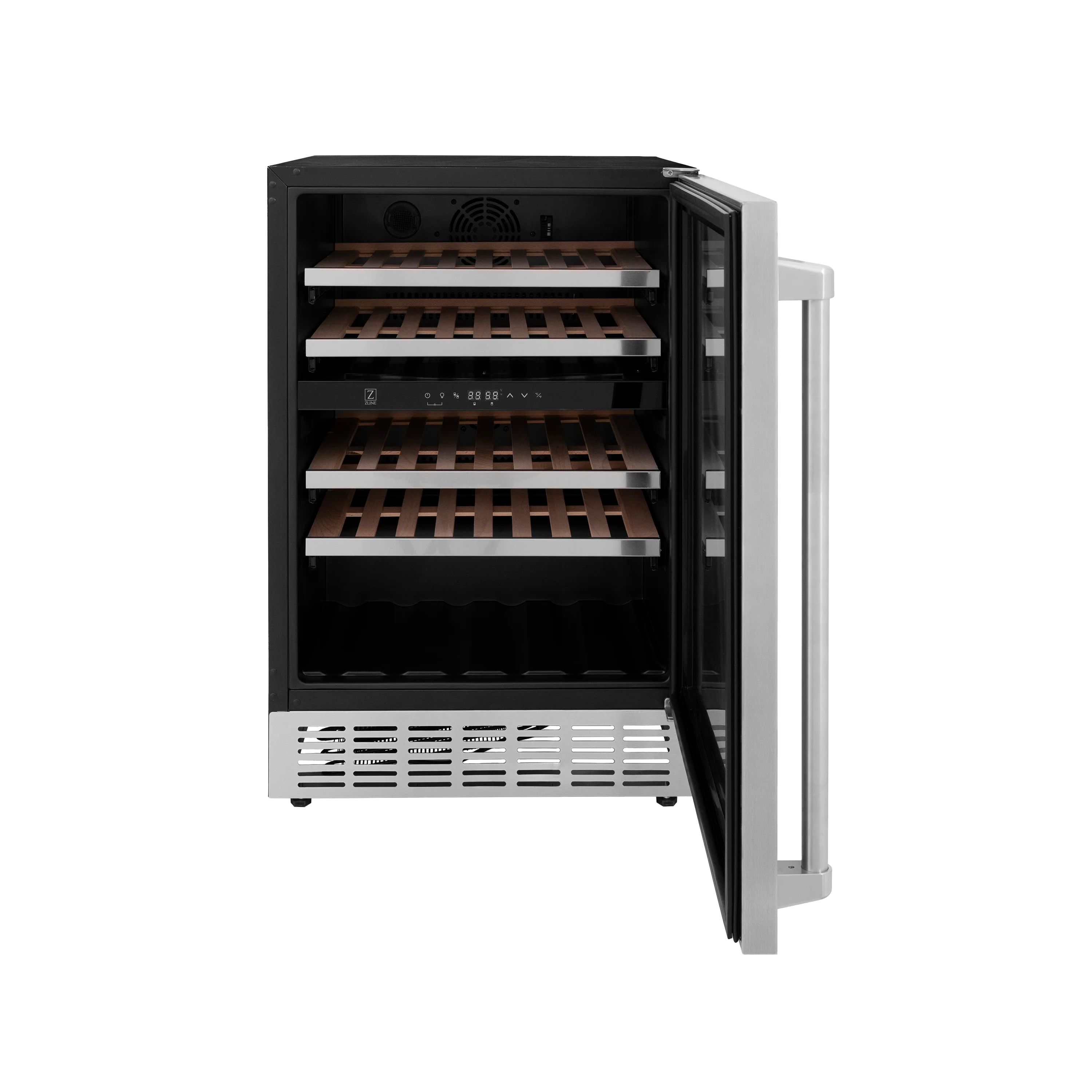 ZLINE 24" Monument Dual Zone 44-Bottle Wine Cooler in Stainless Steel (RWV-UD-24) - Image 3