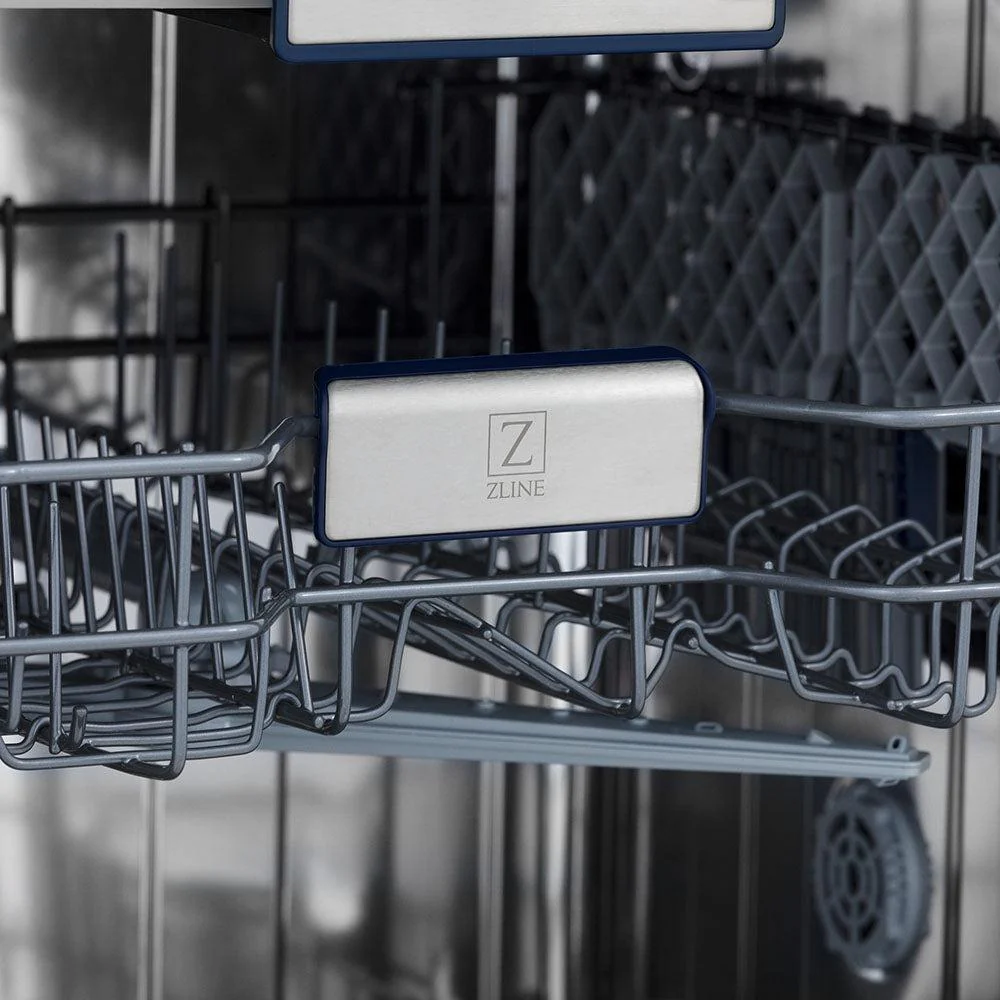 ZLINE 24" Tallac Series 3rd Rack Tall Tub Dishwasher in Black Matte with Stainless Steel Tub, 51dBa (DWV-BLM-24) - Image 13