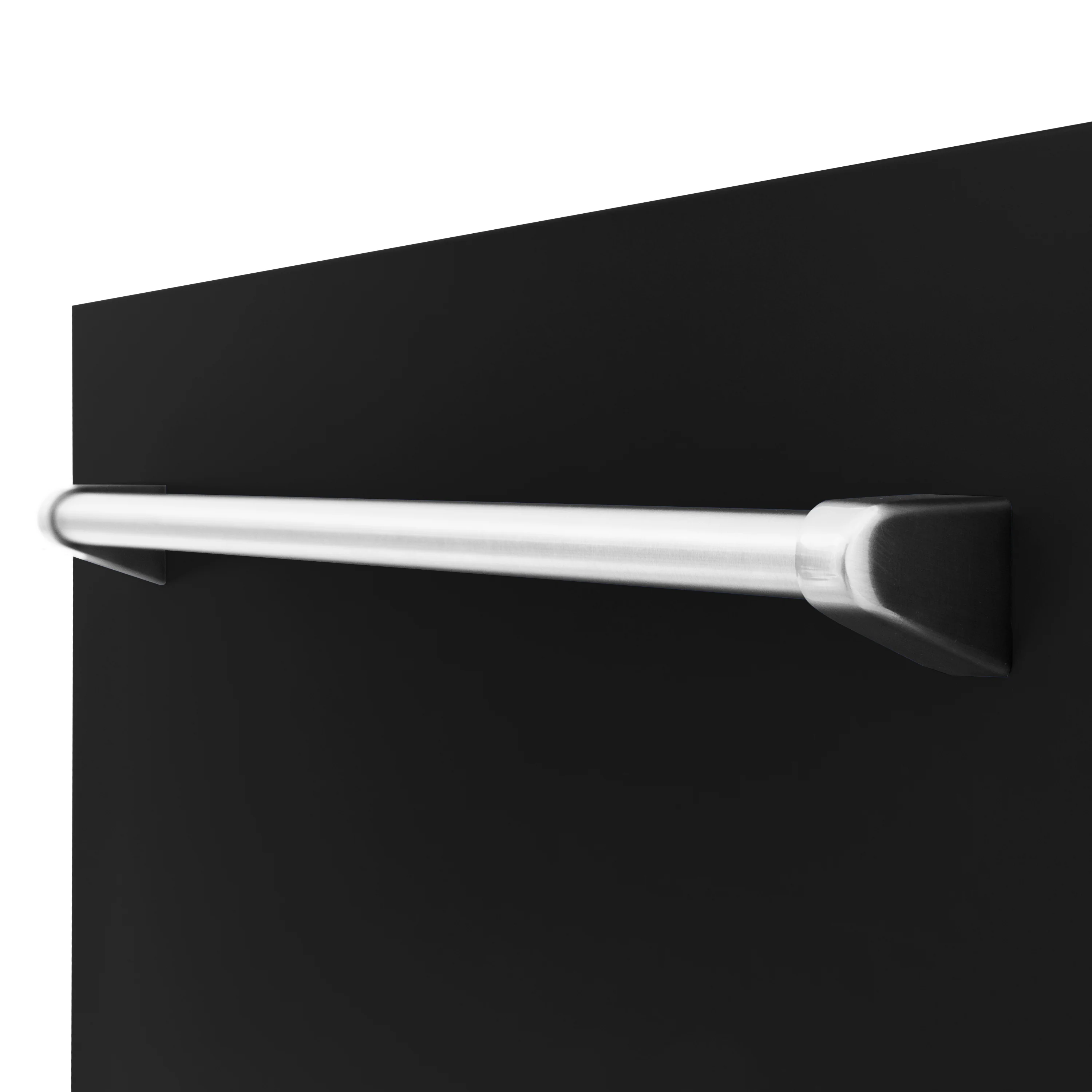 ZLINE 24" Tallac Dishwasher Panel in Black Matte with Traditional Handle (DPV-BLM-24) - Image 5