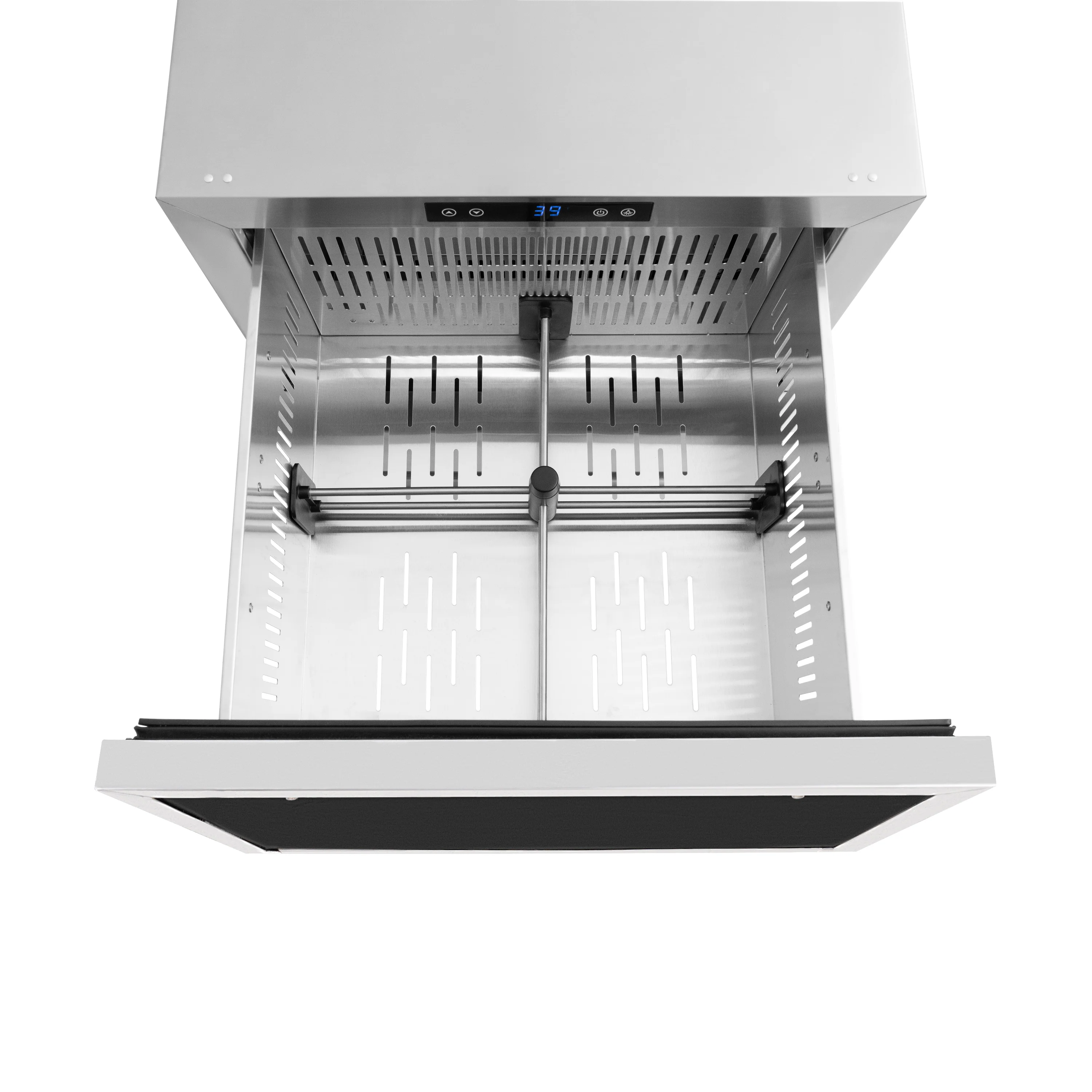 ZLINE 24 in. Touchstone 168 Can Outdoor-Rated Dual Refrigerator Drawer with Panel-Ready Doors (RDSPO-24) - Image 11