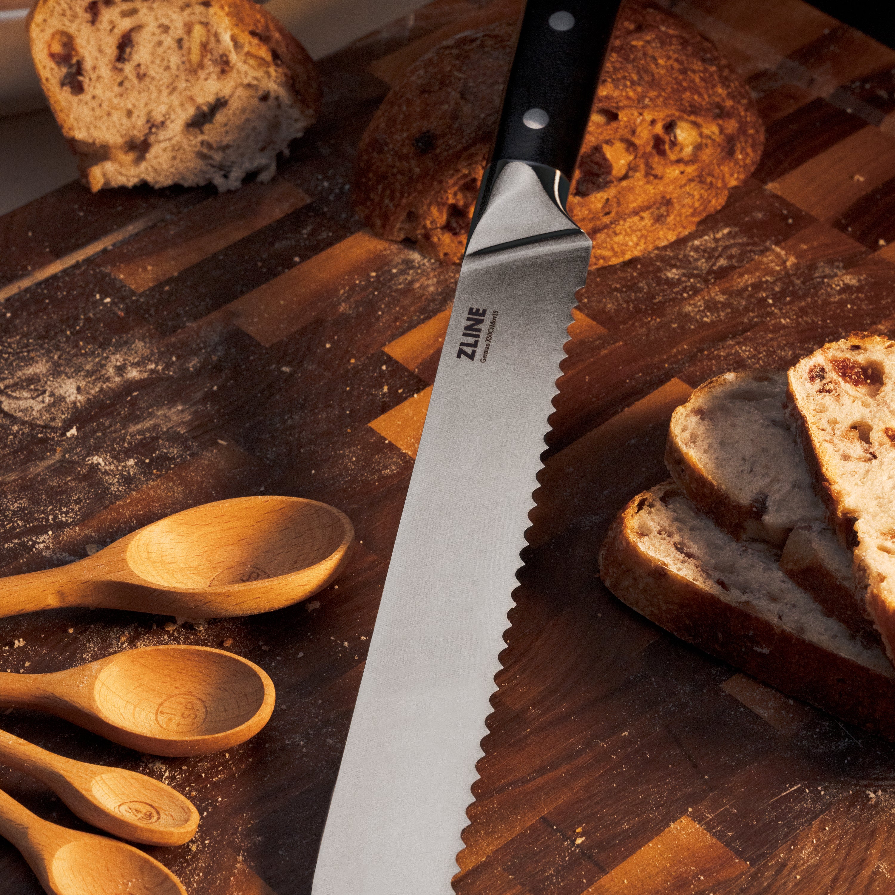 ZLINE 3-Piece Professional German Steel Kitchen Knife Set (KSETT-GS-3) - Image 13