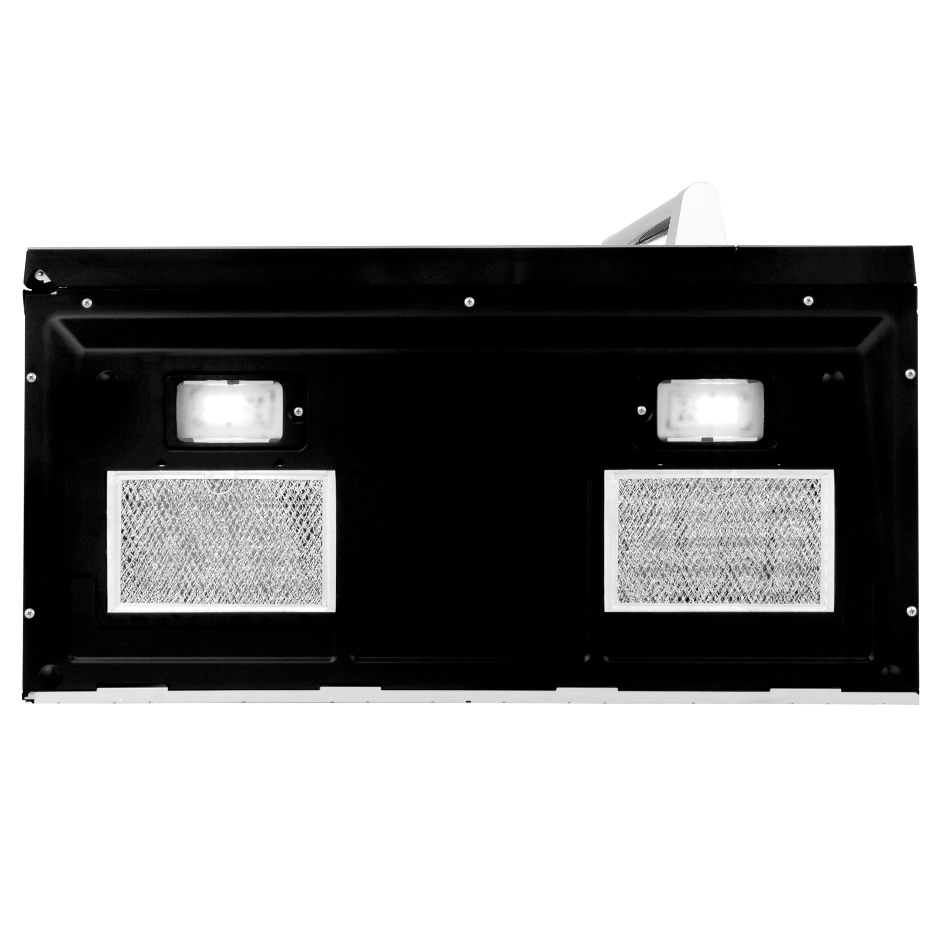 ZLINE 30 in. 1.5 cu. ft. Over-The-Range Microwave in Satin Stainless Steel with Traditional Handle and Set of 2 Charcoal Filters (MWO-OTRCFH-30-SS) - Image 4