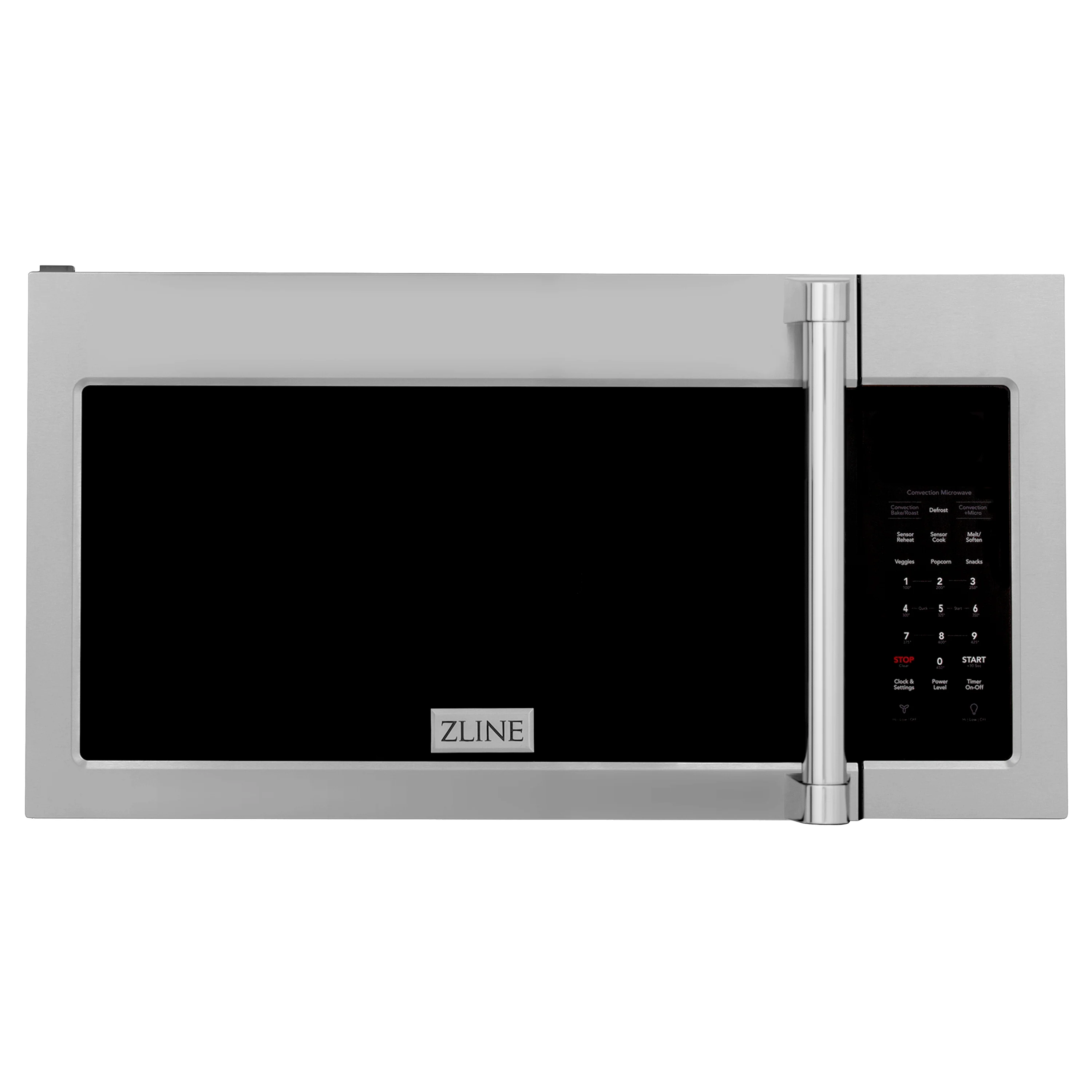 ZLINE 30" 1.5 cu. ft. Over the Range Microwave in Stainless Steel with Traditional Handle and Set of 2 Charcoal Filters (MWO-OTRCFH-30) - Image 2