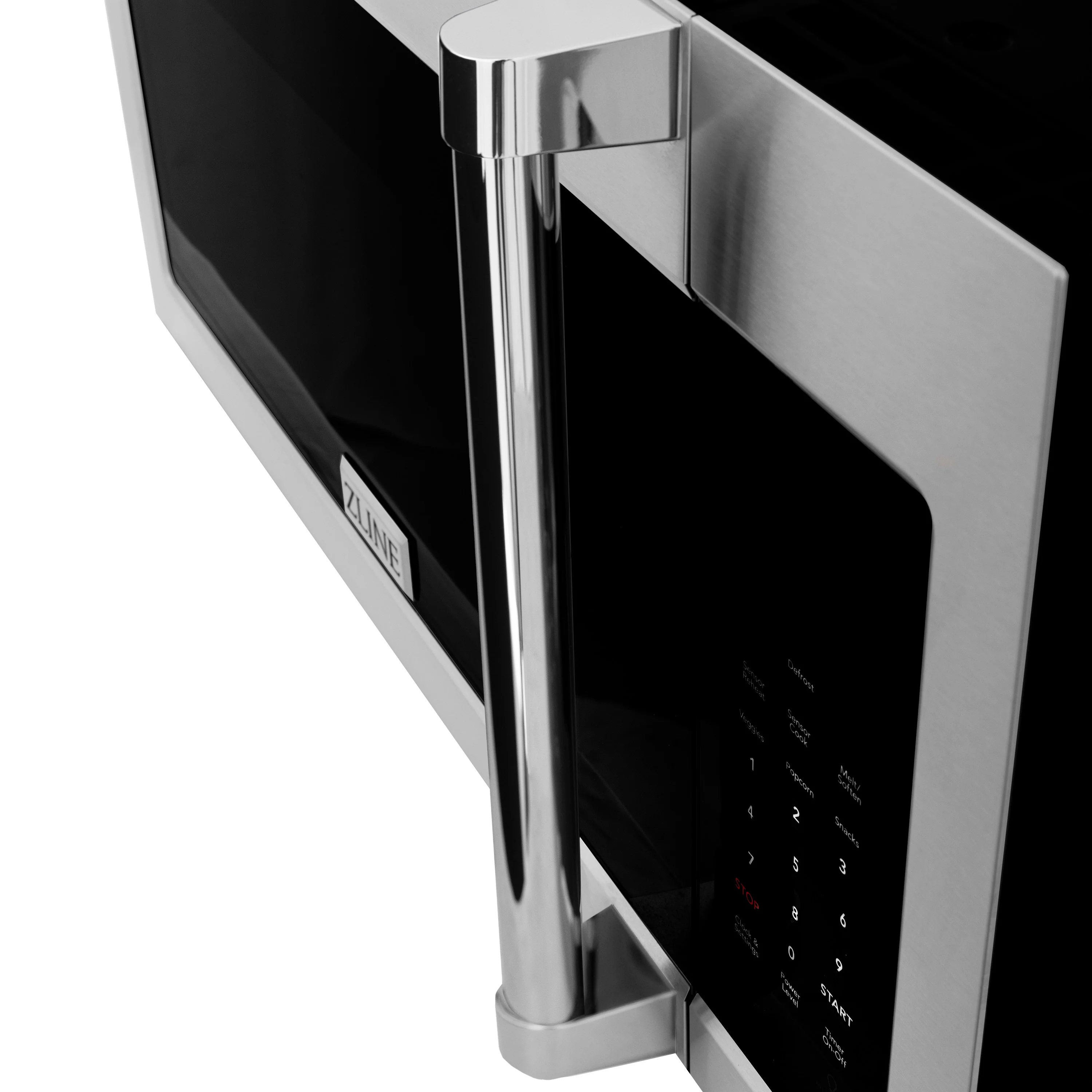 ZLINE 30" 1.5 cu. ft. Over the Range Microwave in Stainless Steel with Traditional Handle and Set of 2 Charcoal Filters (MWO-OTRCFH-30) - Image 6