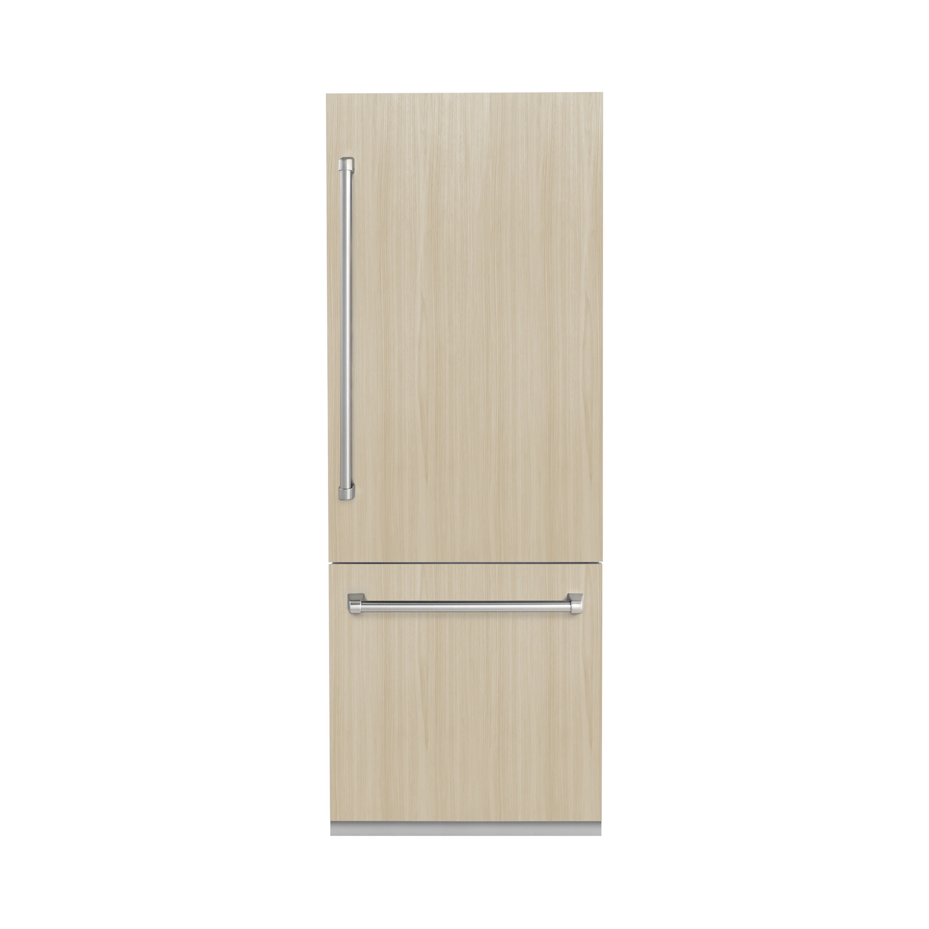 ZLINE 30 in. 16.1 cu. ft. Panel Ready Built-In Bottom Freezer Refrigerator with Water Dispenser and Ice Maker with Graphite Gray Interior (GRBIV-30) - Image 3