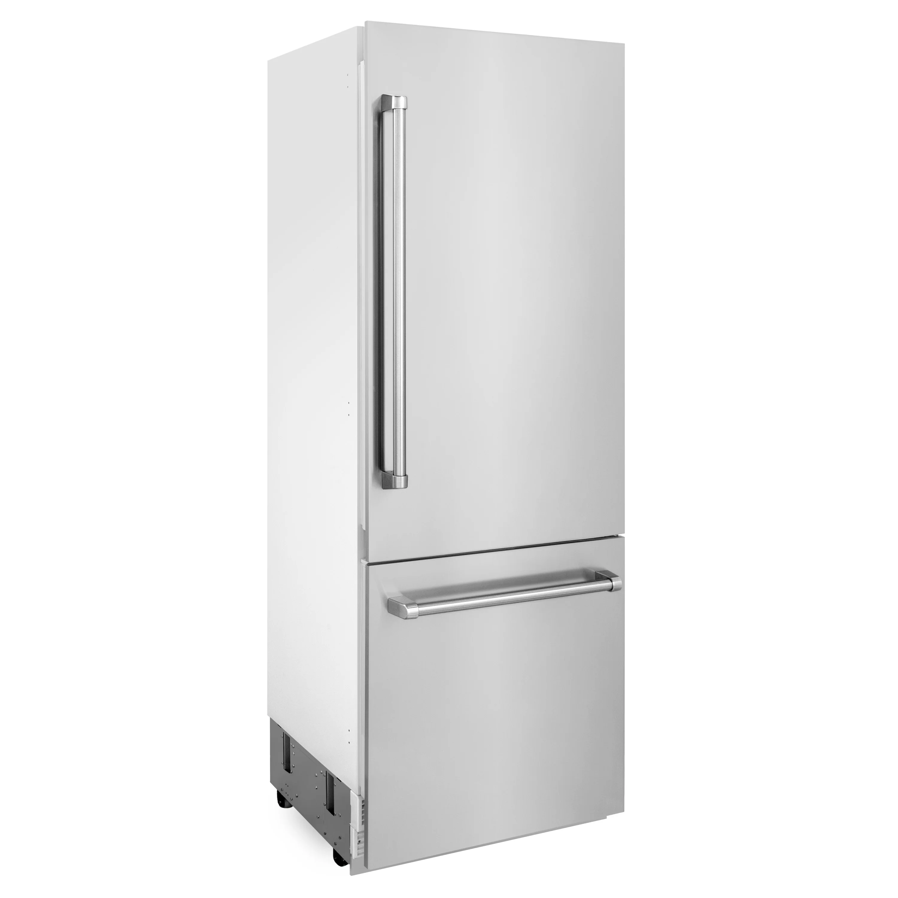 ZLINE 30 in. 16.1 cu. ft. Built-In Bottom Freezer Refrigerator with Water Dispenser and Ice Maker in Stainless Steel (RBIV-304-30) - Image 5