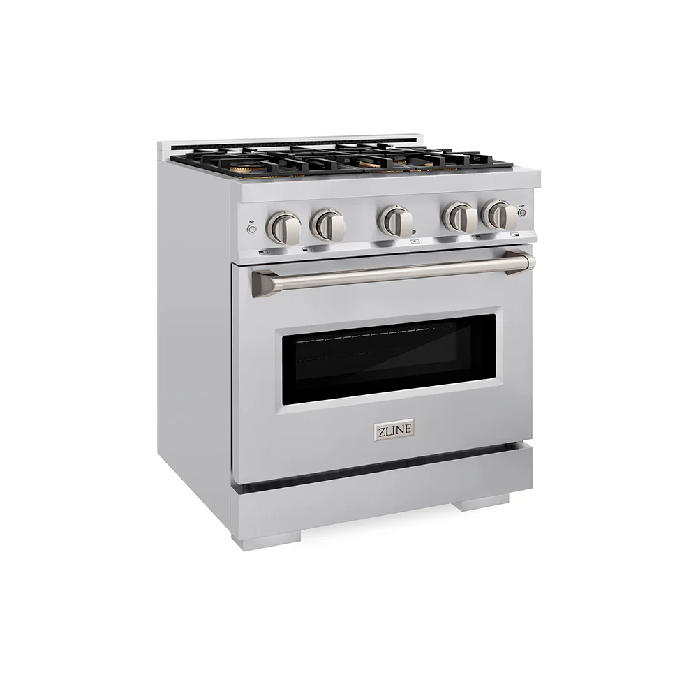 ZLINE 30 in. 4.2 cu. ft. Classic Dual Fuel Range with 4 Burner DuoPro™ Cooktop and Electric Convection Oven in Stainless Steel (PCDR30) - Image 11