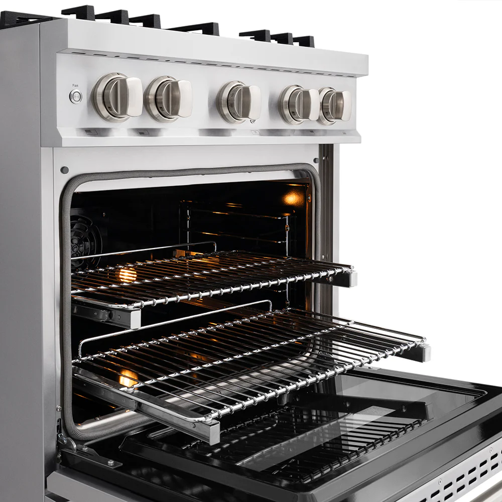 ZLINE 30 in. 4.2 cu. ft. Classic Dual Fuel Range with 4 Burner DuoPro™ Cooktop and Electric Convection Oven in Stainless Steel (PCDR30) - Image 19
