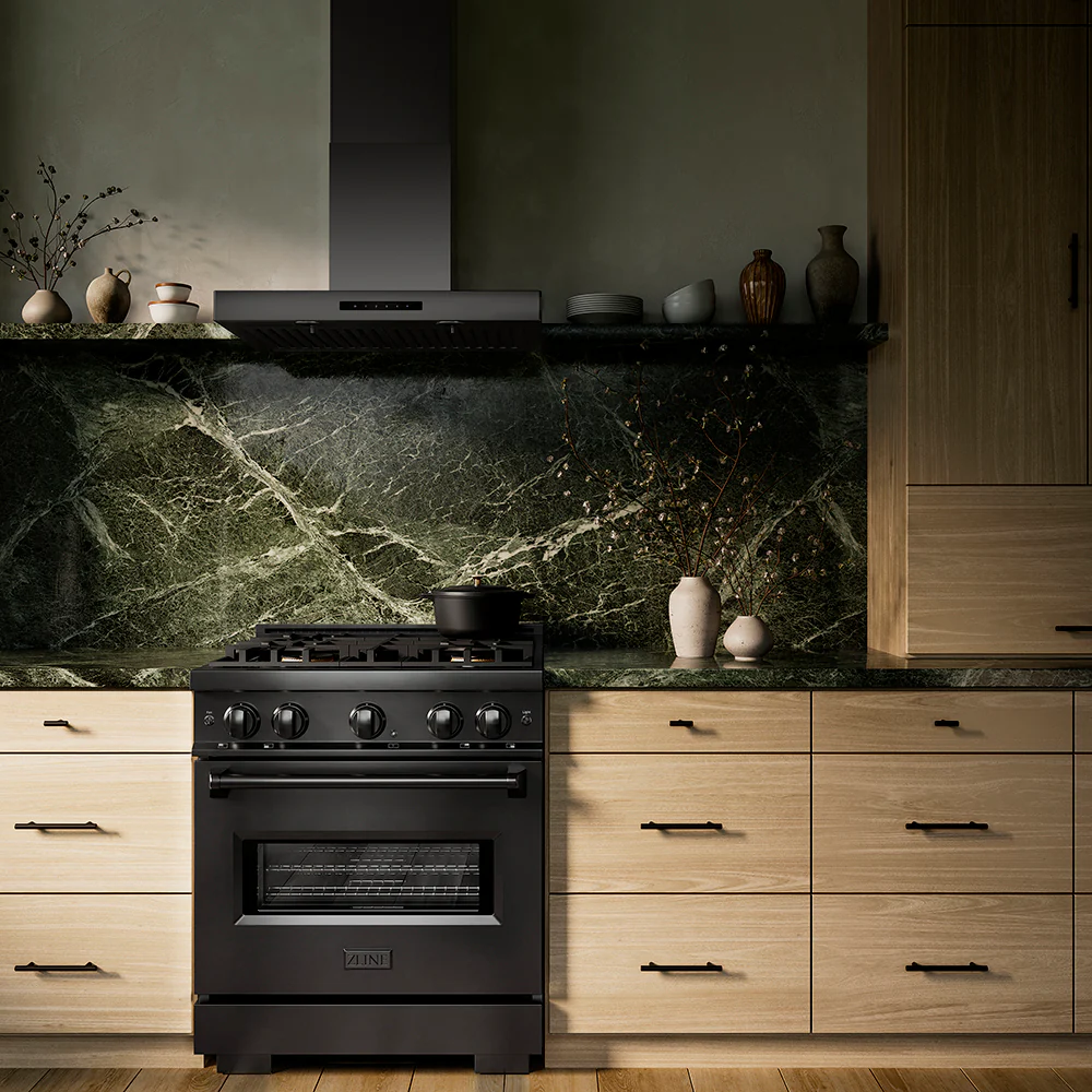 ZLINE 30 in. 4.2 cu. ft. Classic Gas Range with 4 Burner DuoPro™ Cooktop and Convection Gas Oven in Black Stainless Steel (PCGRB-30) - Image 22