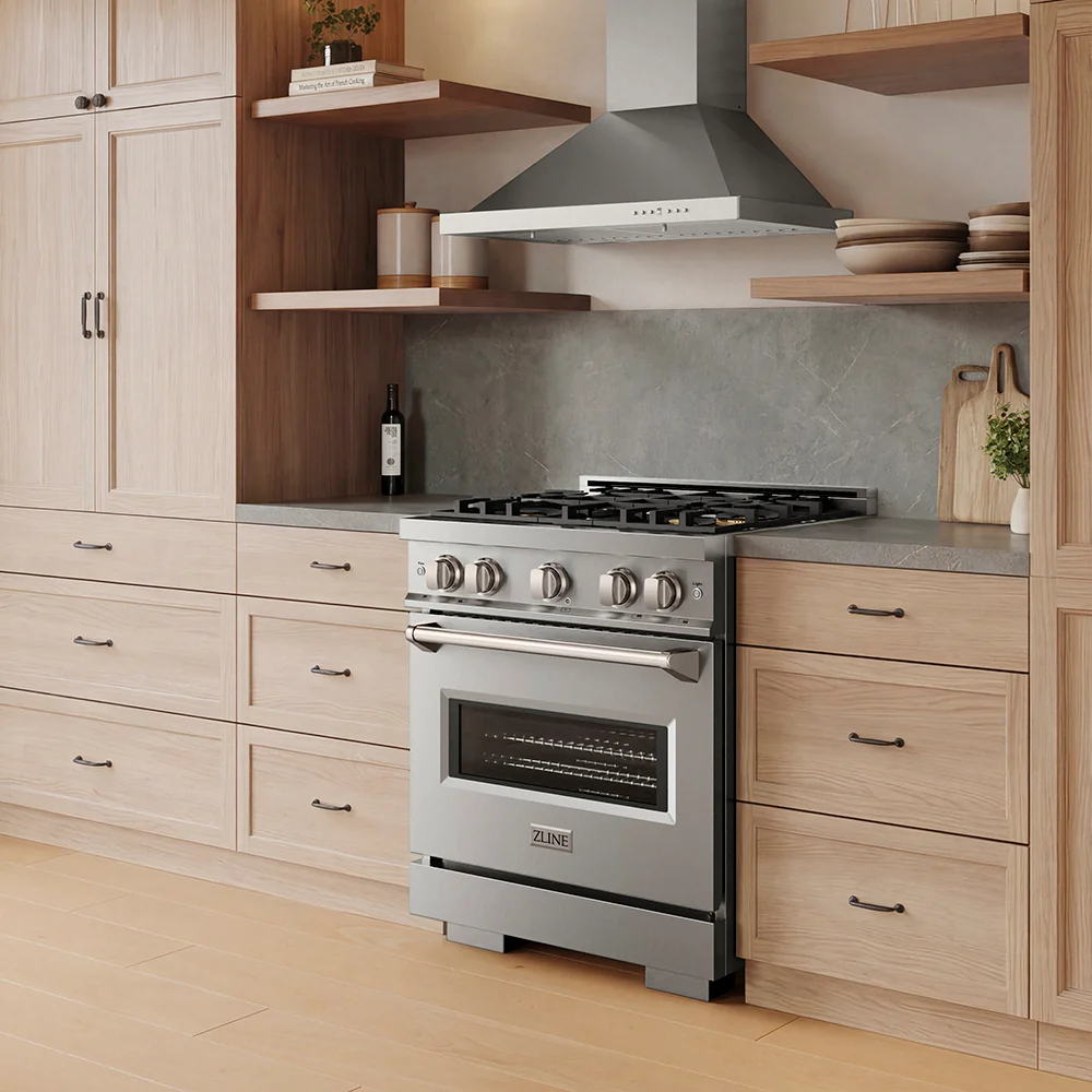 ZLINE 30 in. 4.2 cu. ft. Classic Gas Range with 4 Burner DuoPro™ Cooktop and Convection Gas Oven in Stainless Steel (PCGR30) - Image 23