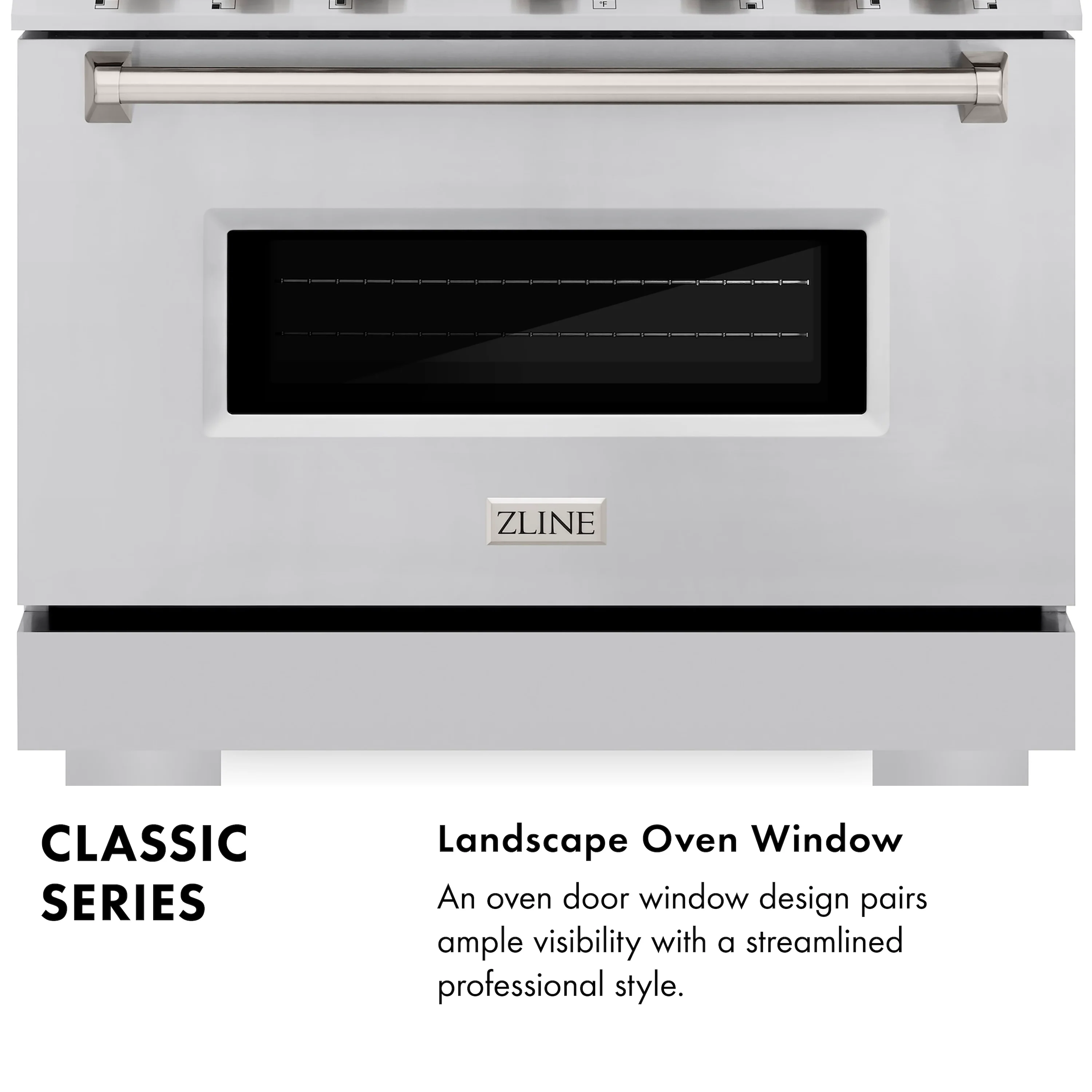 ZLINE 30 in. 4.2 cu. ft. Classic Gas Range with 4 Burner Cooktop and Convection Gas Oven in Stainless Steel (CGR30) - Image 15