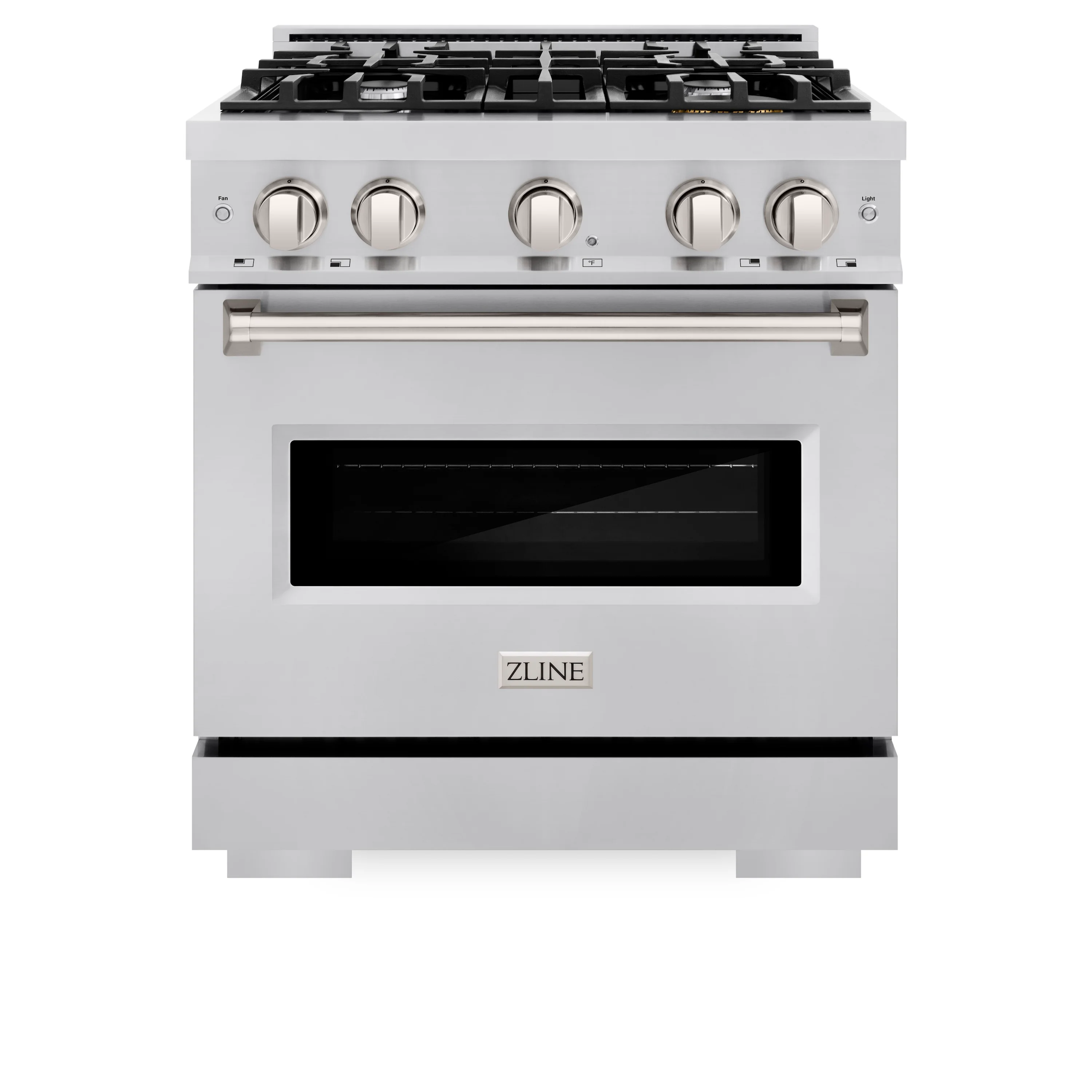 ZLINE 30 in. 4.2 cu. ft. Classic Gas Range with 4 Burner Cooktop and Convection Gas Oven in Stainless Steel (CGR30) - Image 5