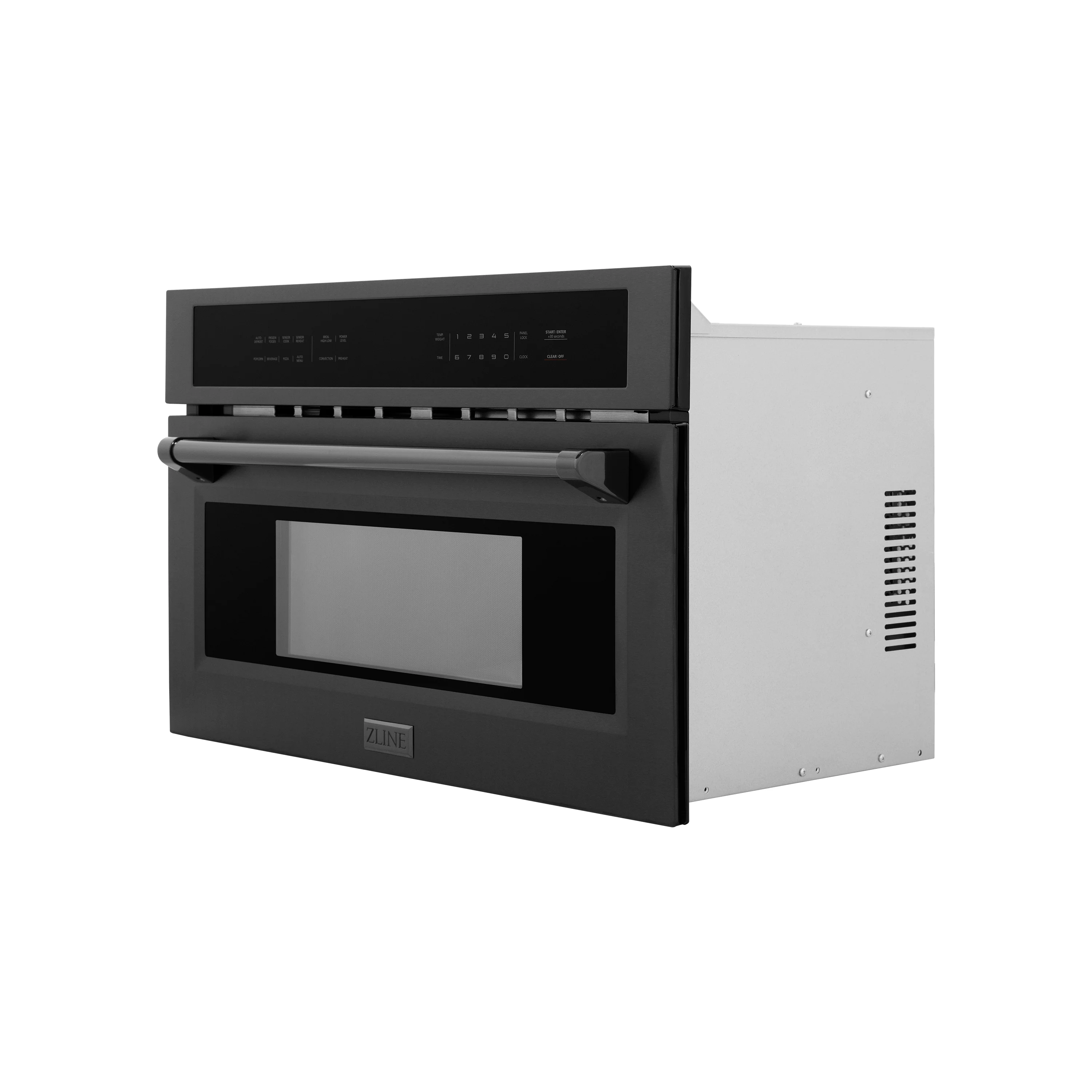 ZLINE 30” 1.6 cu ft. Built-in Convection Microwave Oven in Black Stainless Steel with Speed and Sensor Cooking (MWO-30-BS) - Image 3