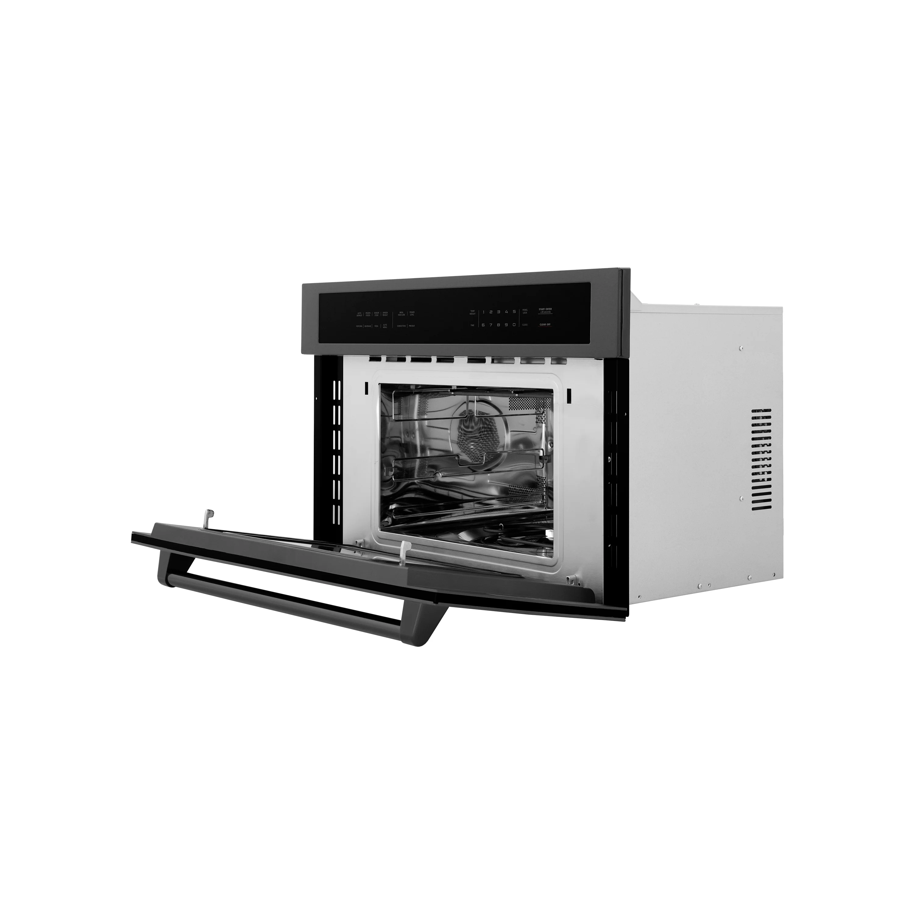 ZLINE 30” 1.6 cu ft. Built-in Convection Microwave Oven in Black Stainless Steel with Speed and Sensor Cooking (MWO-30-BS) - Image 5