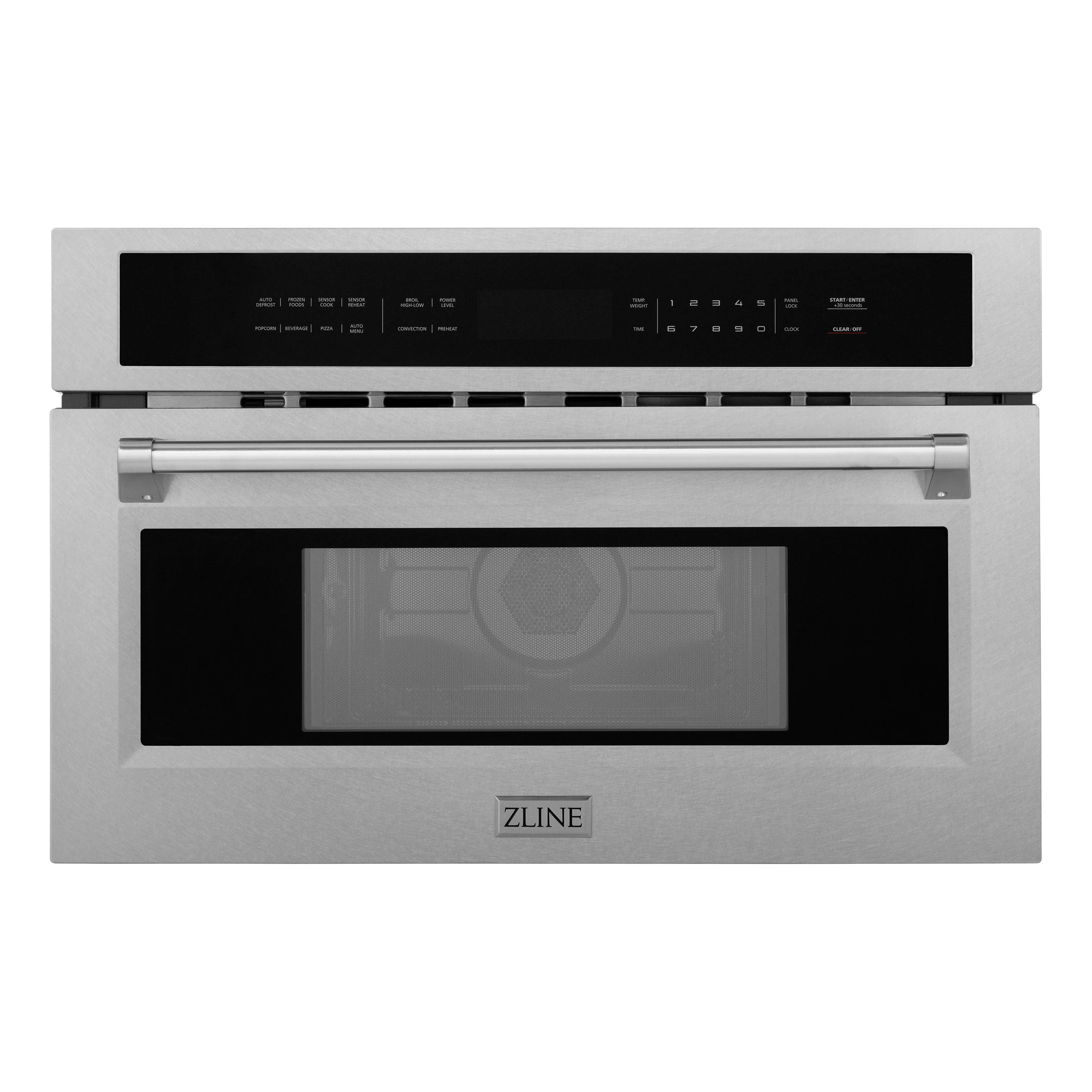ZLINE 30 in. 1.6 cu ft. Built-in Convection Microwave Oven in Satin Stainless Steel with Speed and Sensor Cooking (MWO-30-SS) - Image 3