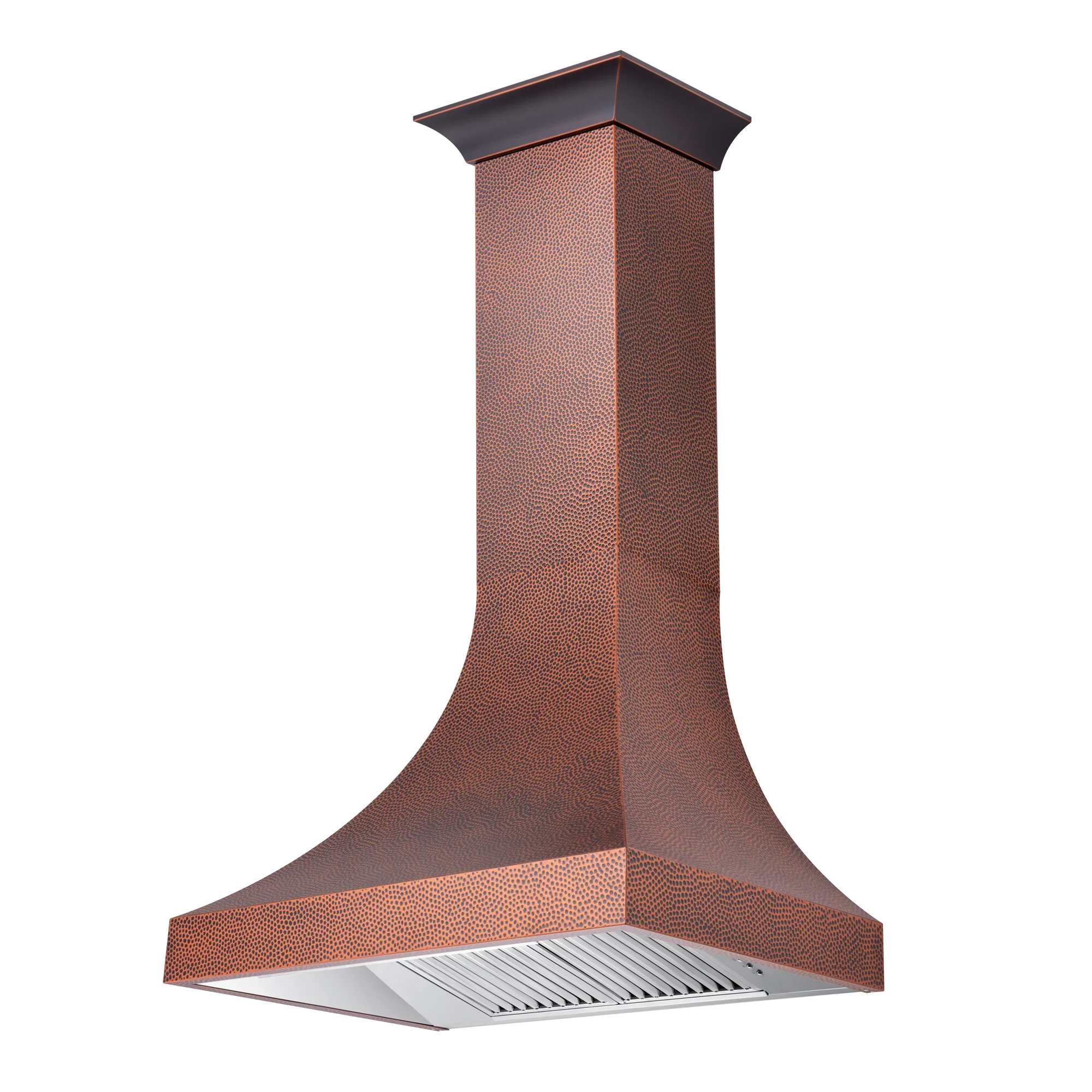 ZLINE 30" Designer Series Hand-Hammered Copper Finish Ducted Wall Range Hood (8632H-30) - Image 2